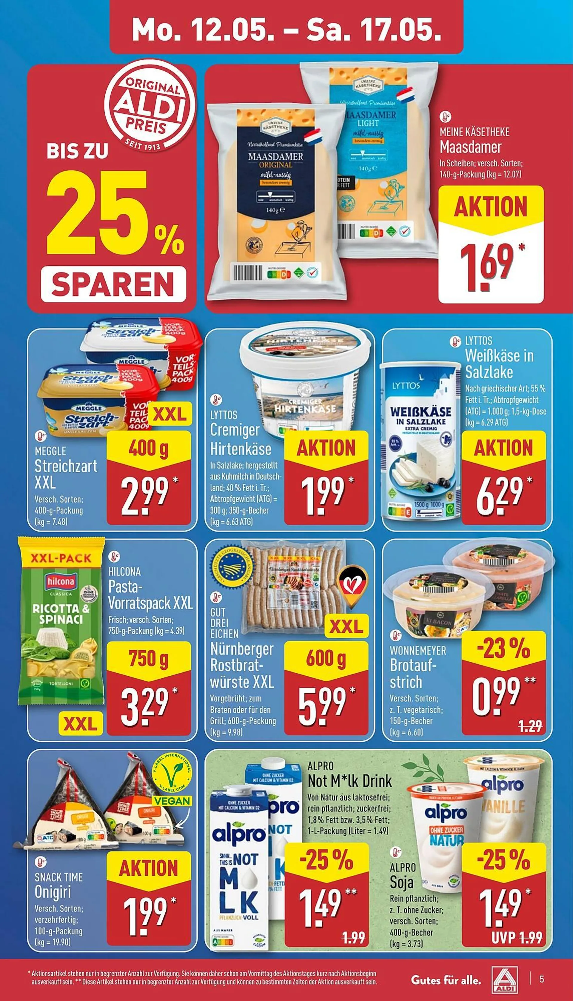 Aldi Nord Prospekt von 12. Mai bis 18. Mai 2025 - Prospekt seite 5