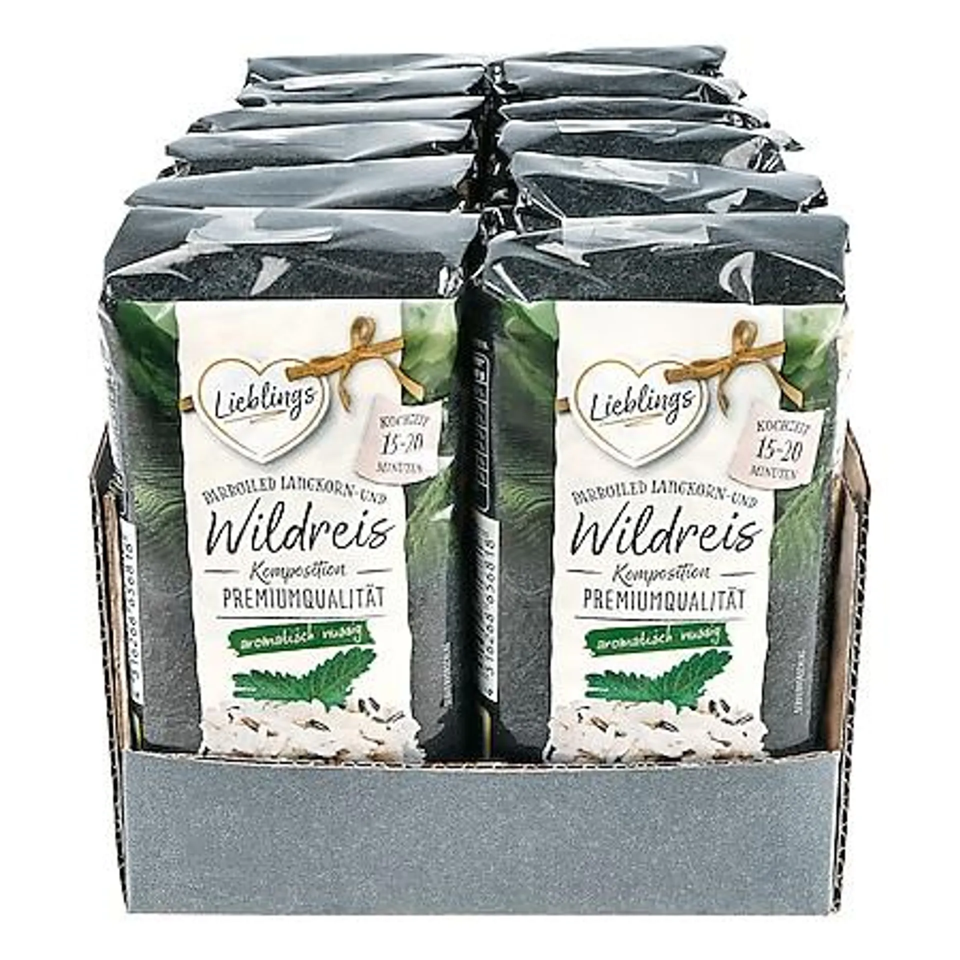 Lieblings Parboild Wildreis 500 g, 12er Pack