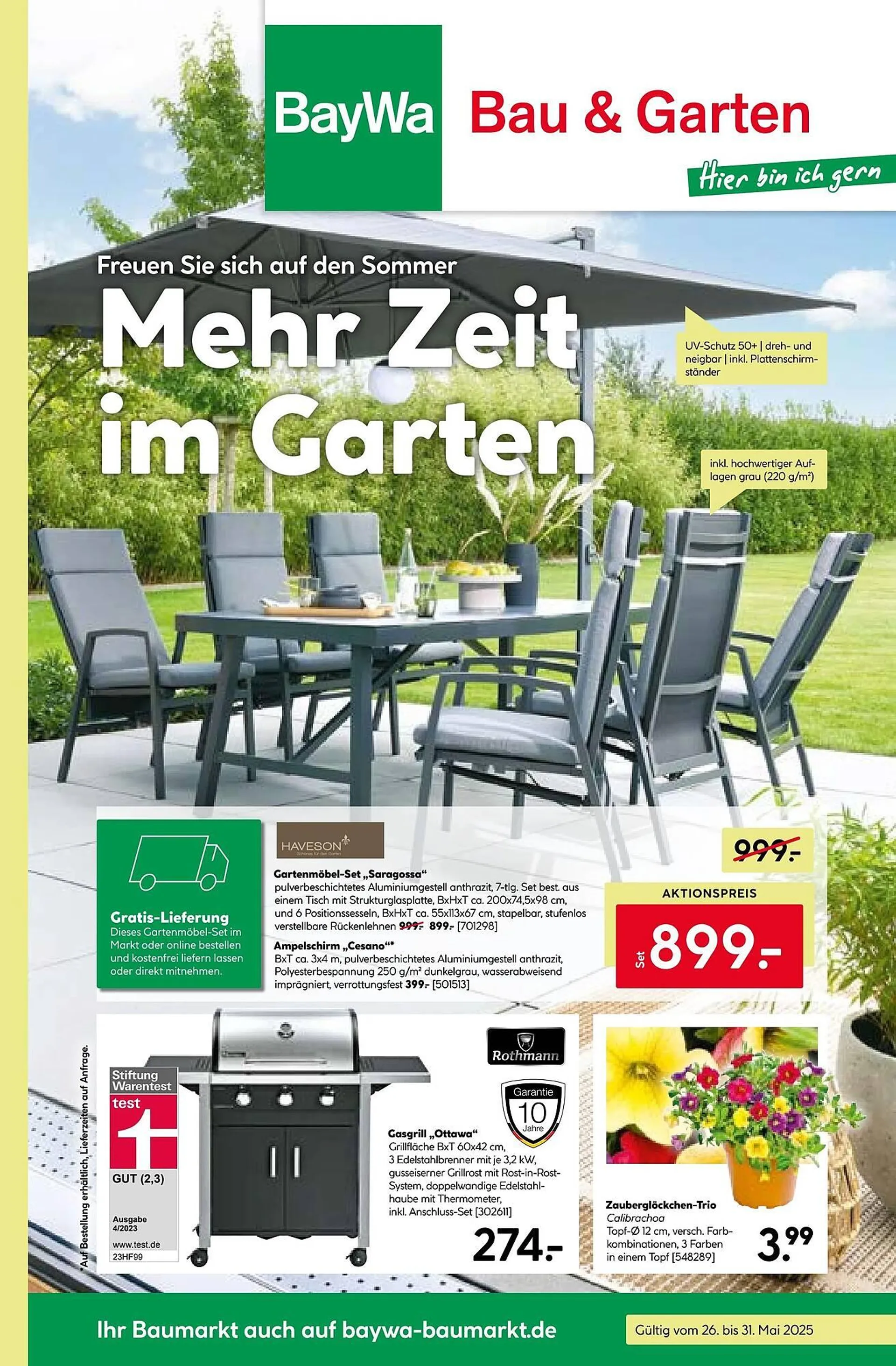 BayWa Prospekt von 26. Mai bis 1. Juni 2025 - Prospekt seite 1