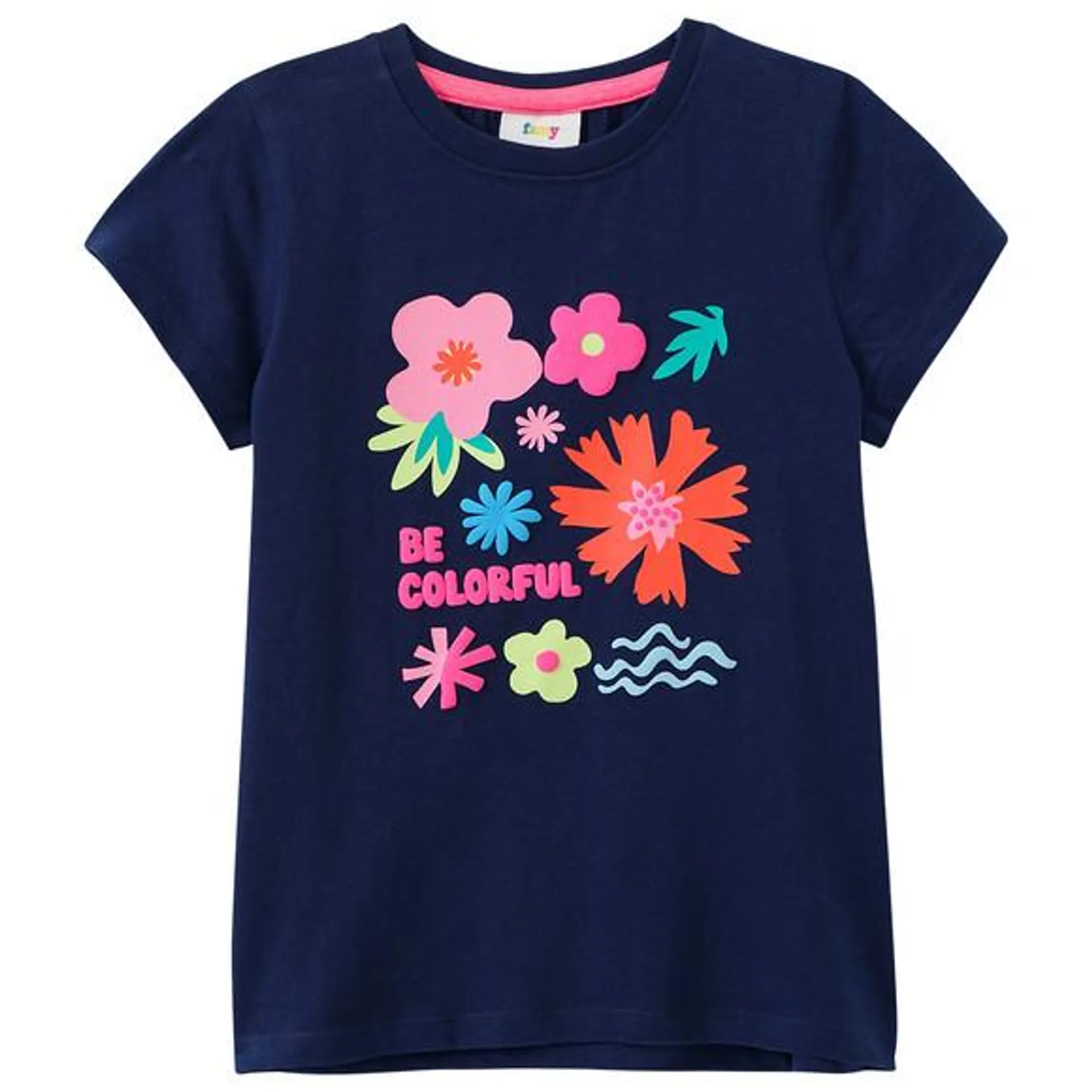 Mädchen T-Shirt mit gummiertem Print