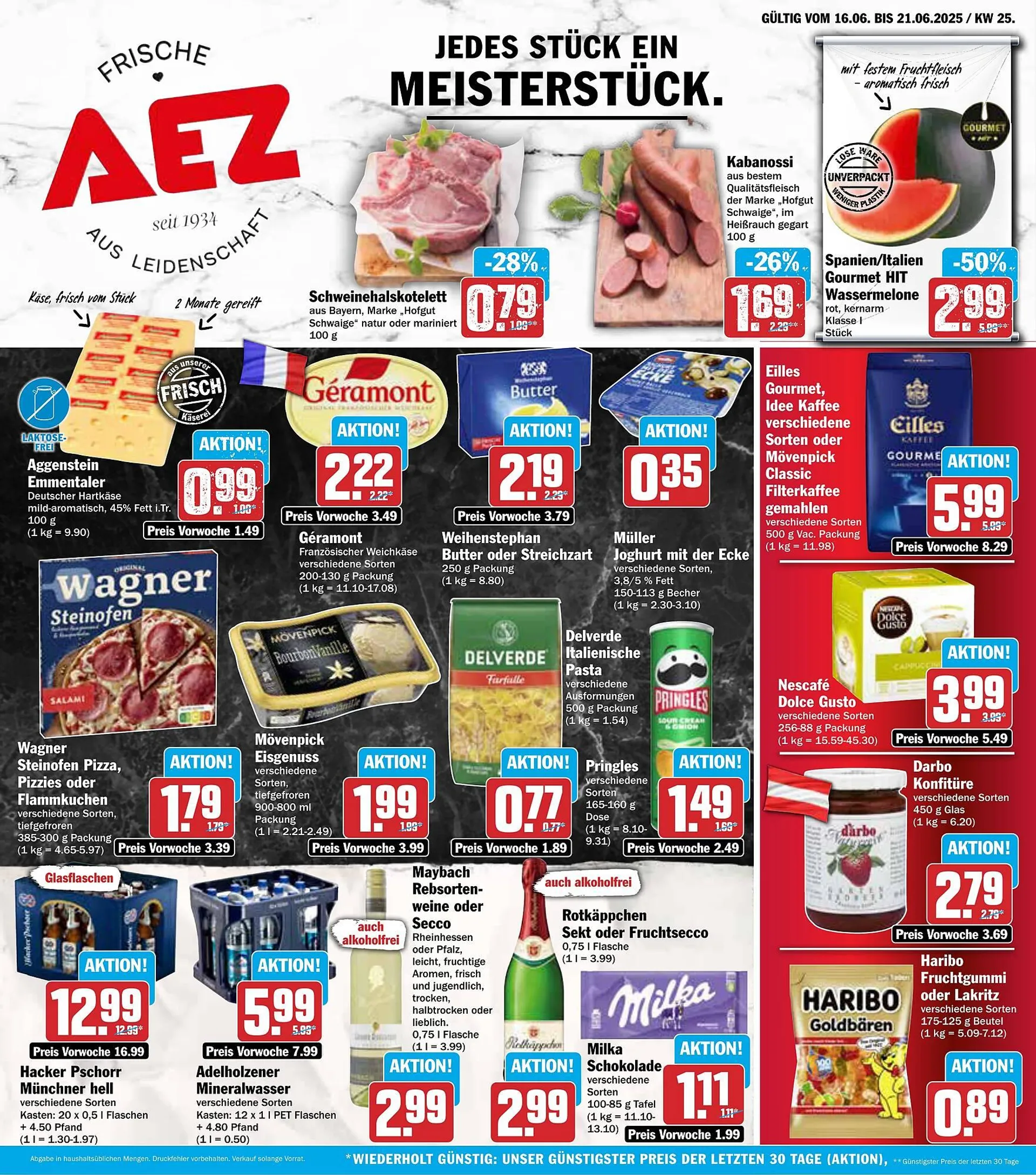 AEZ Prospekt von 16. Juni bis 21. Juni 2025 - Prospekt seite 1
