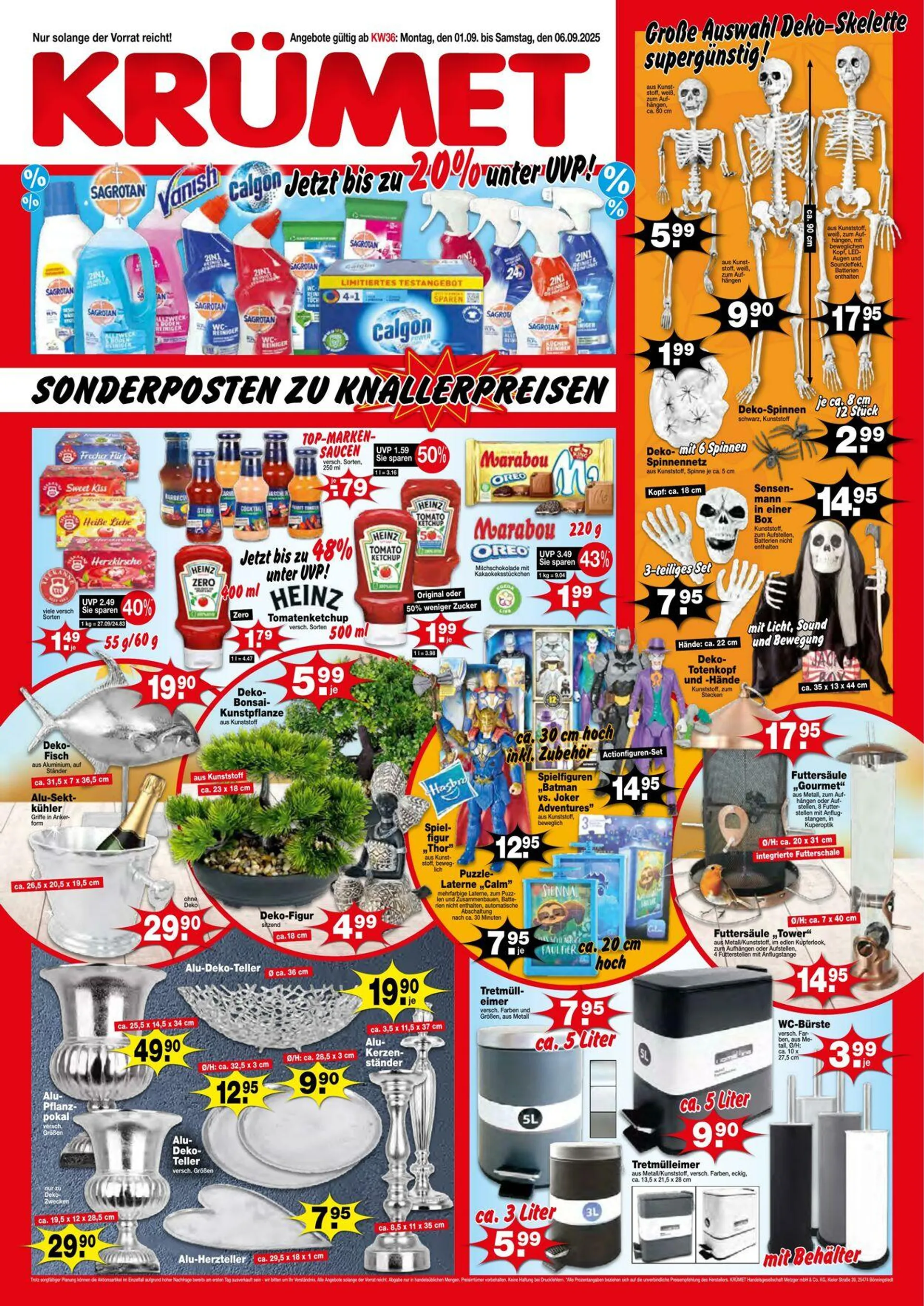 KRÜMET Aktueller Prospekt von 1. September bis 6. September 2025 - Prospekt seite 1