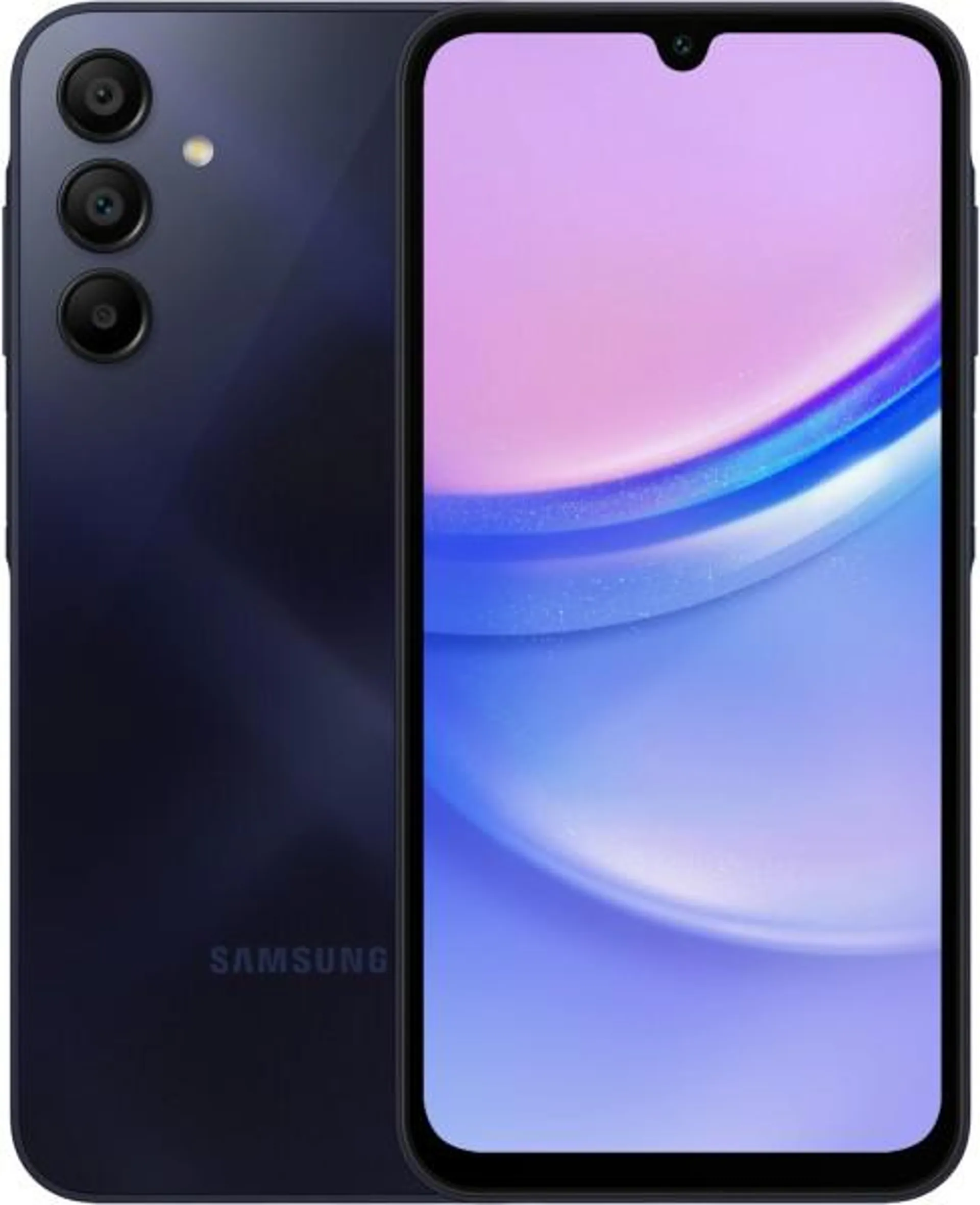 Samsung Galaxy A15 EU Smartphone blauschwarz