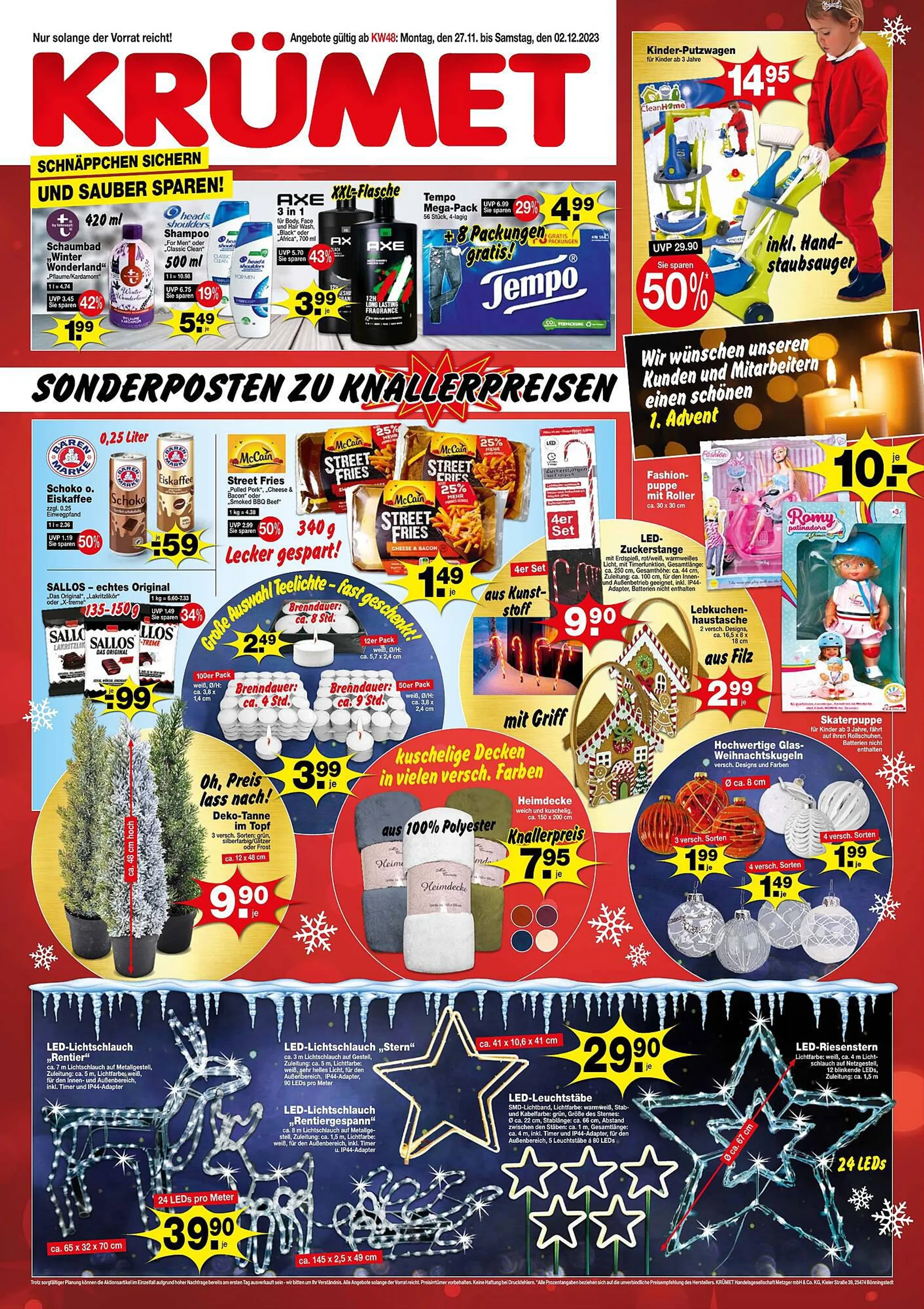 Krümet Sonderposten Prospekt