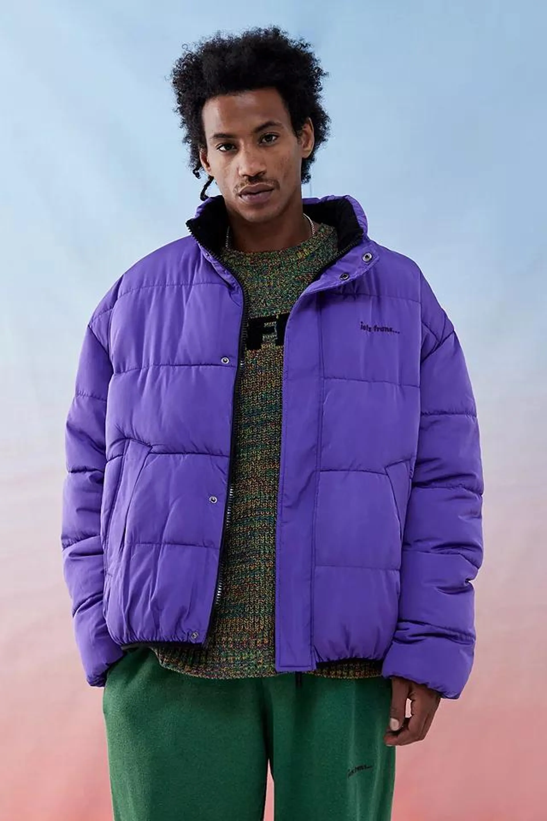 iets frans... – Recycelte wasserabweisende Steppjacke​​​​​​​ in Lila
