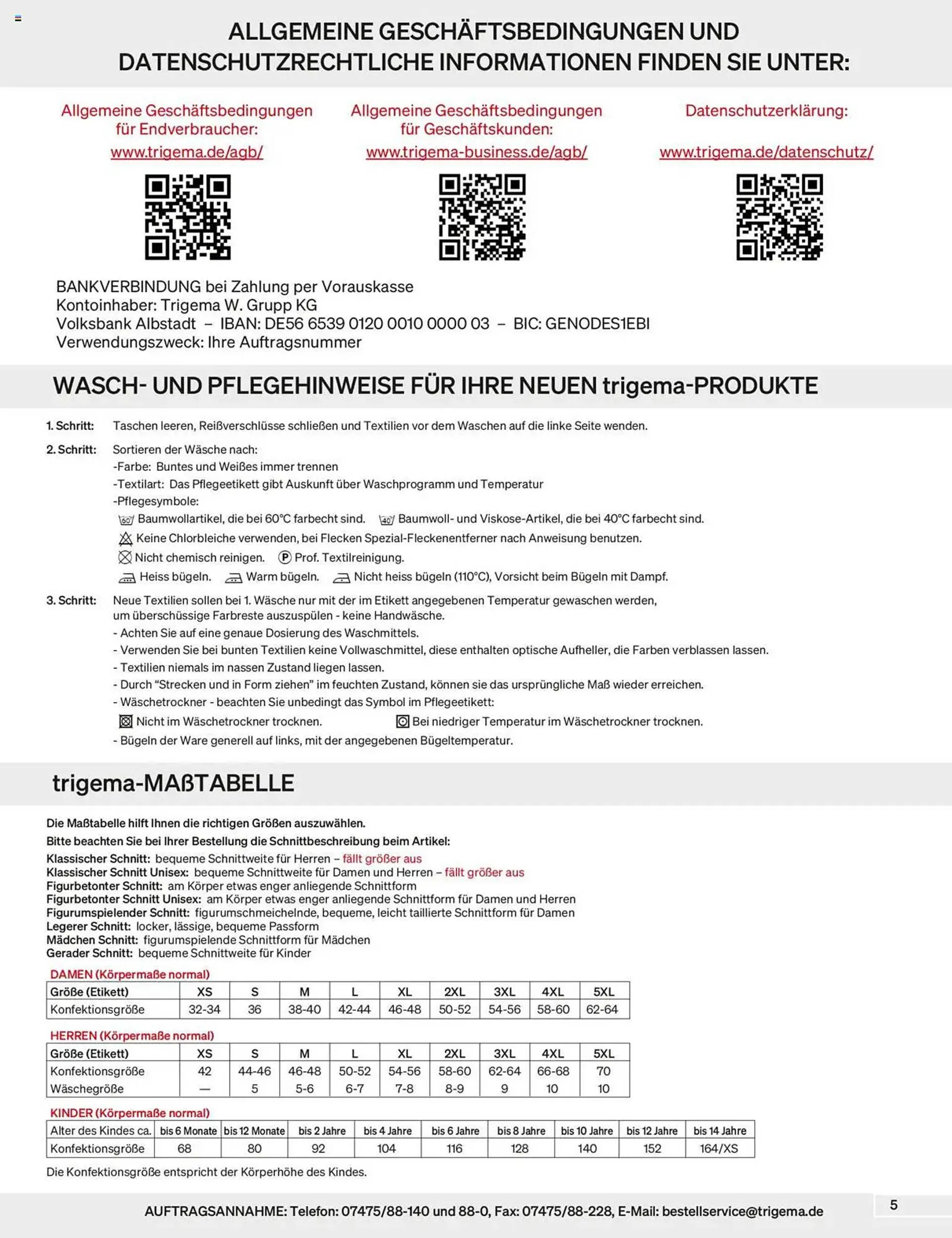 Trigema Prospekt von 17. Februar bis 17. August 2025 - Prospekt seite 5