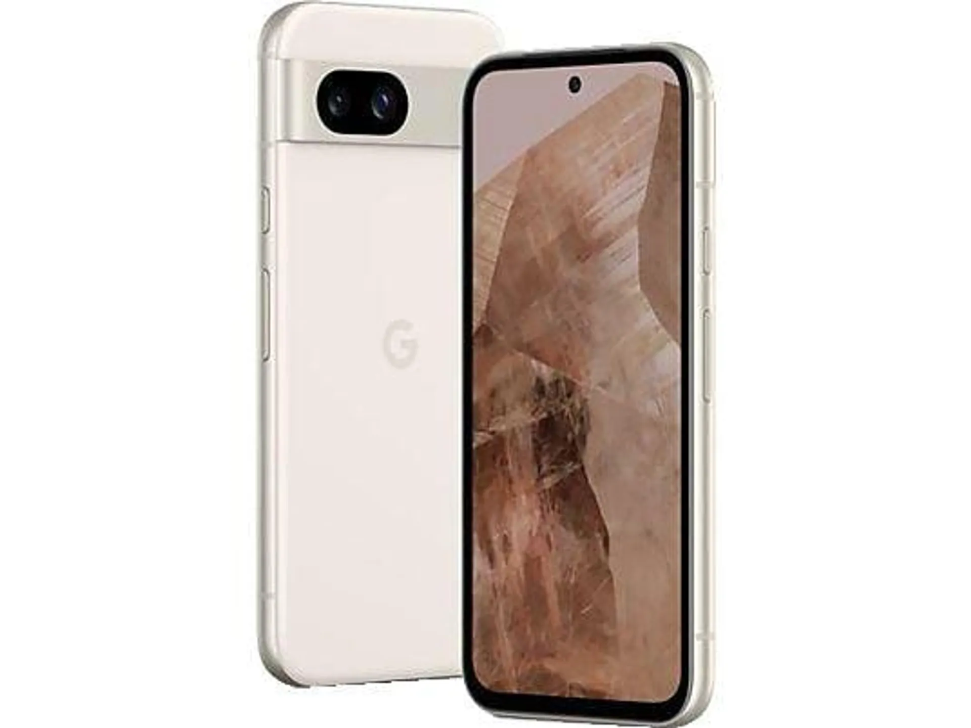 GOOGLE Pixel 8a 128 GB Porcelain Dual SIM