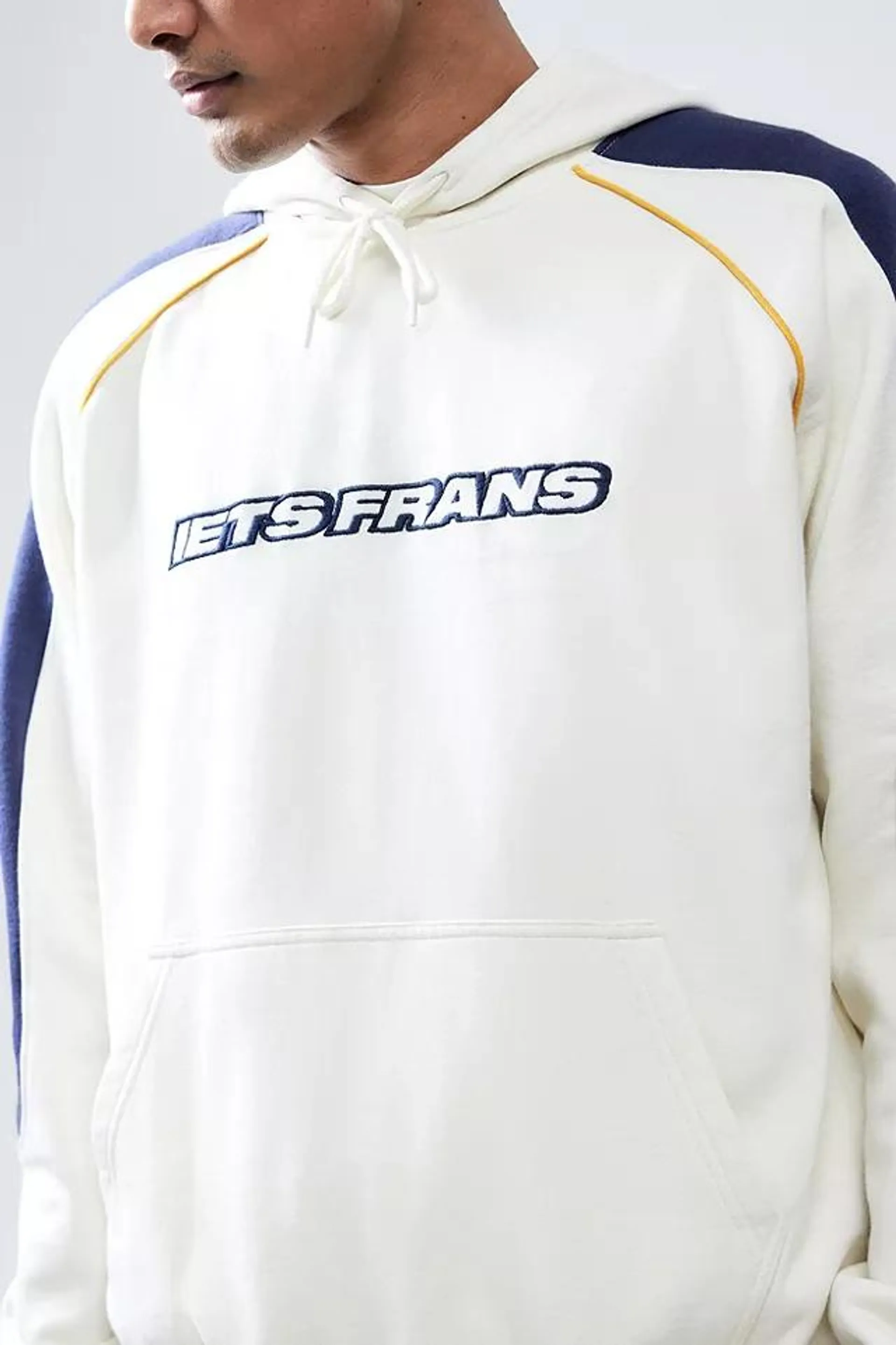 iets frans... Ecru Panel Hoodie