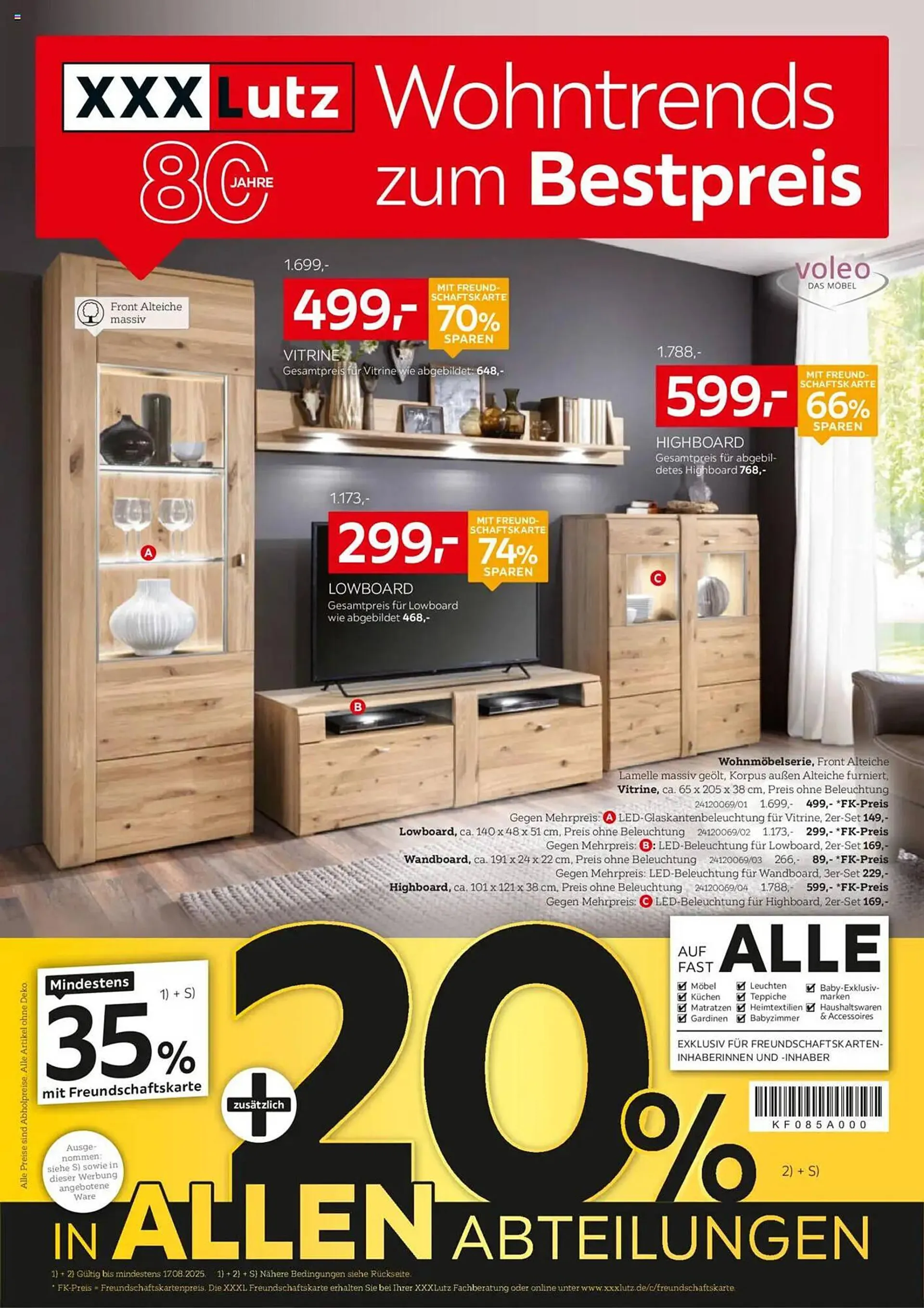 XXXLutz Prospekt von 4. August bis 17. August 2025 - Prospekt seite 1