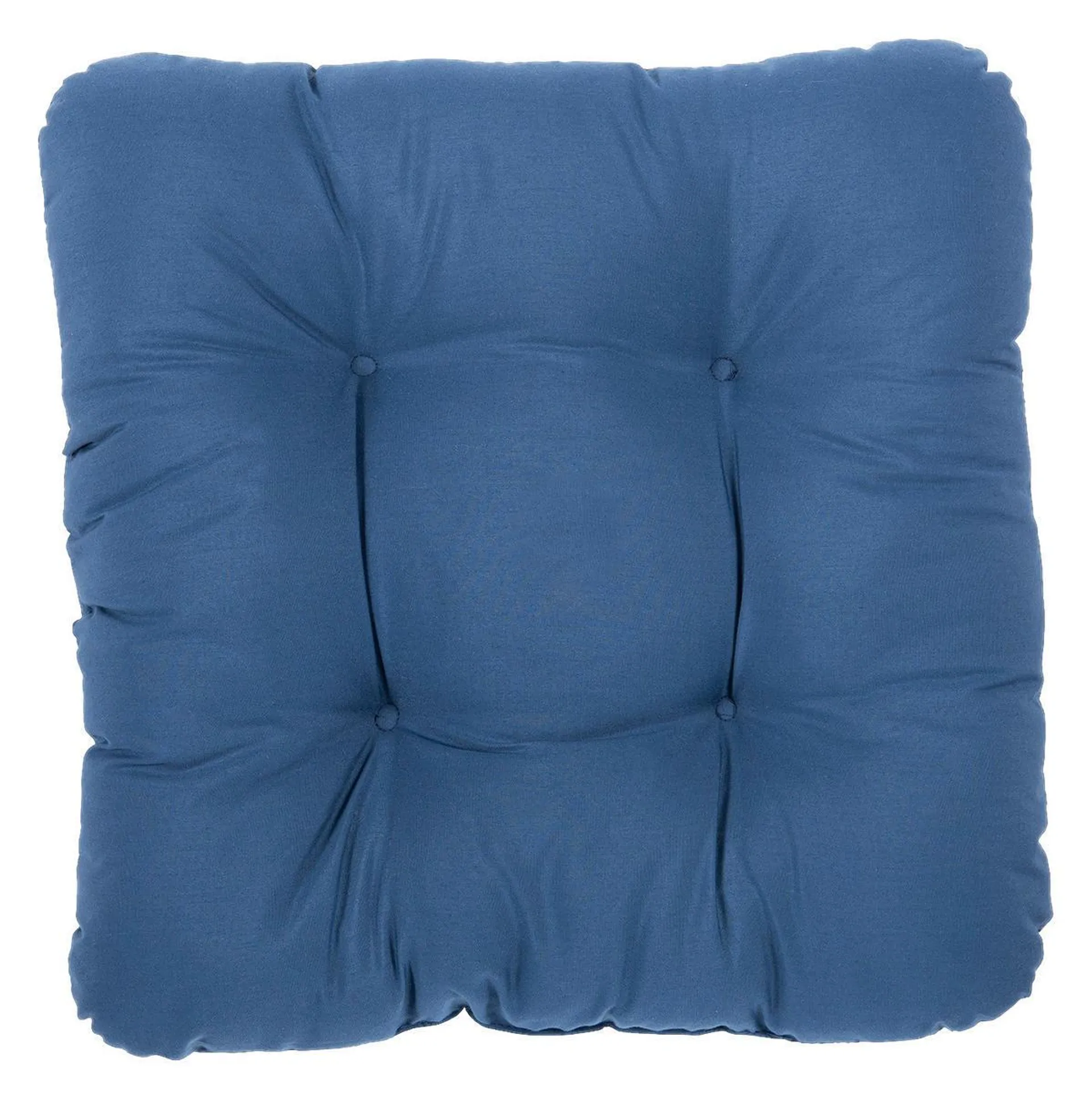 Sitzkissen blau Polyester B/H/L: ca. 38x6x38 cm