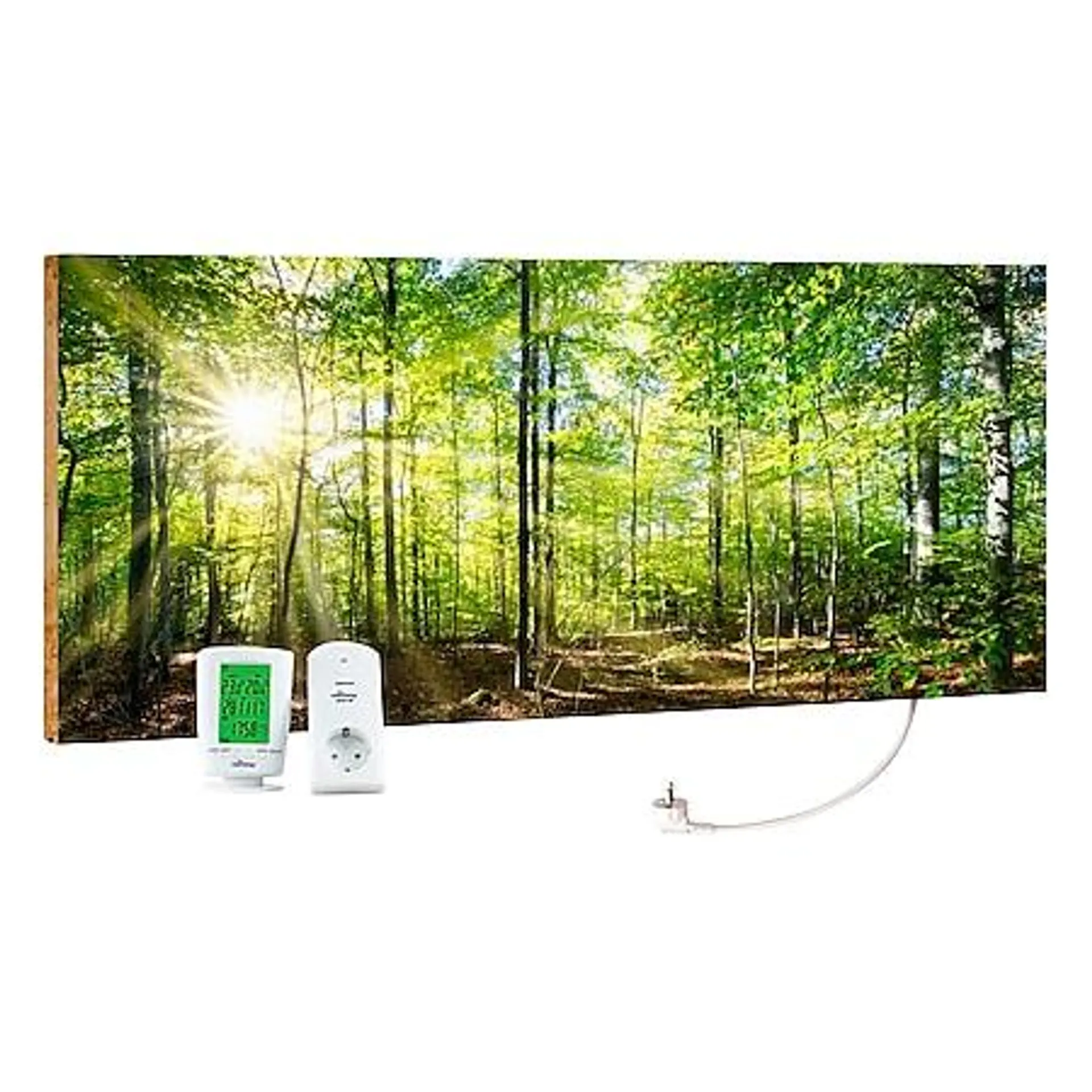 Marmony 800W Infrarot-Heizung Motiv "Forest"