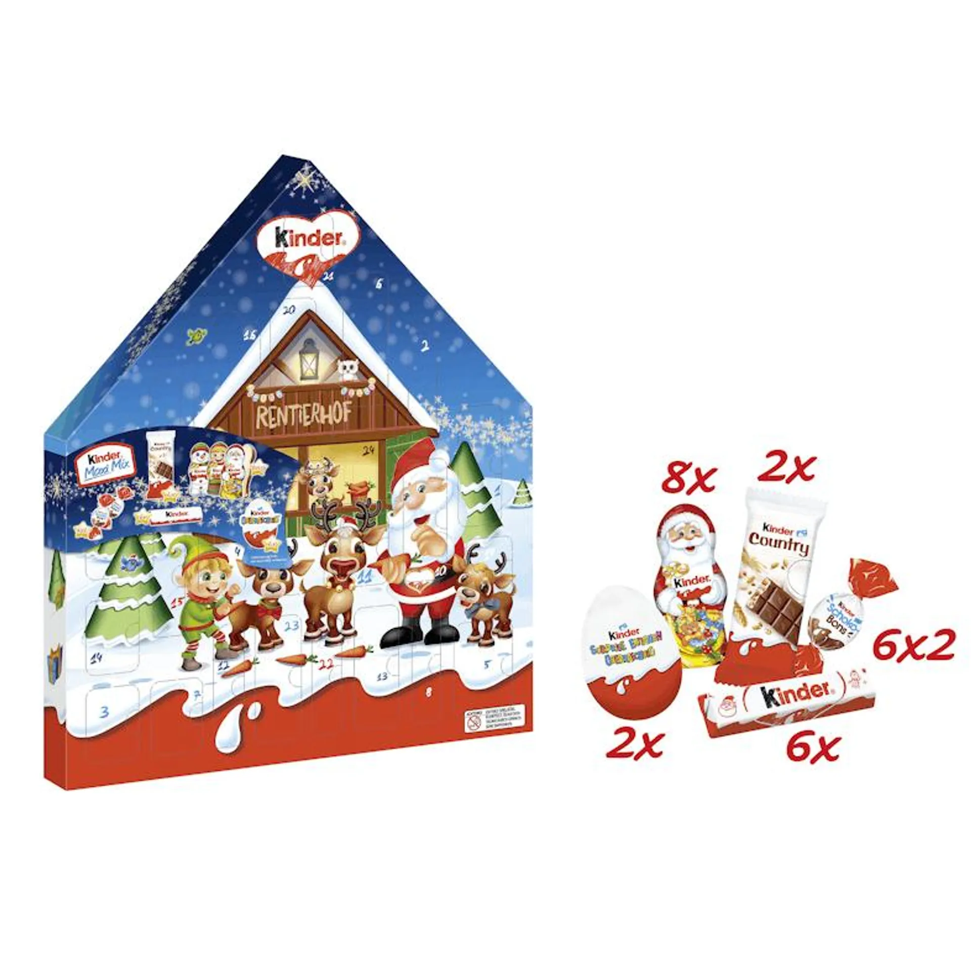 kinder Maxi Mix Adventskalender 351g