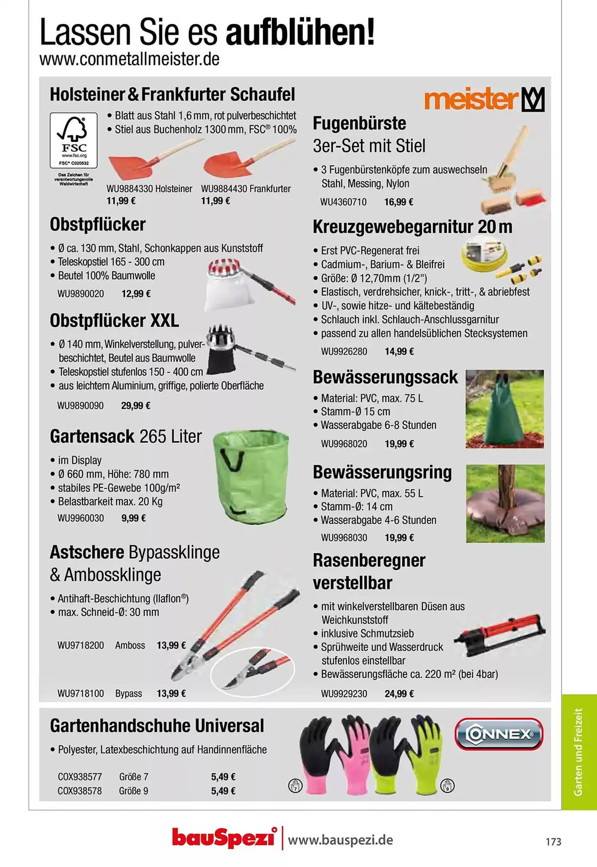 bauSpezi Prospekt von 16. Januar bis 31. Dezember 2025 - Prospekt seite 175