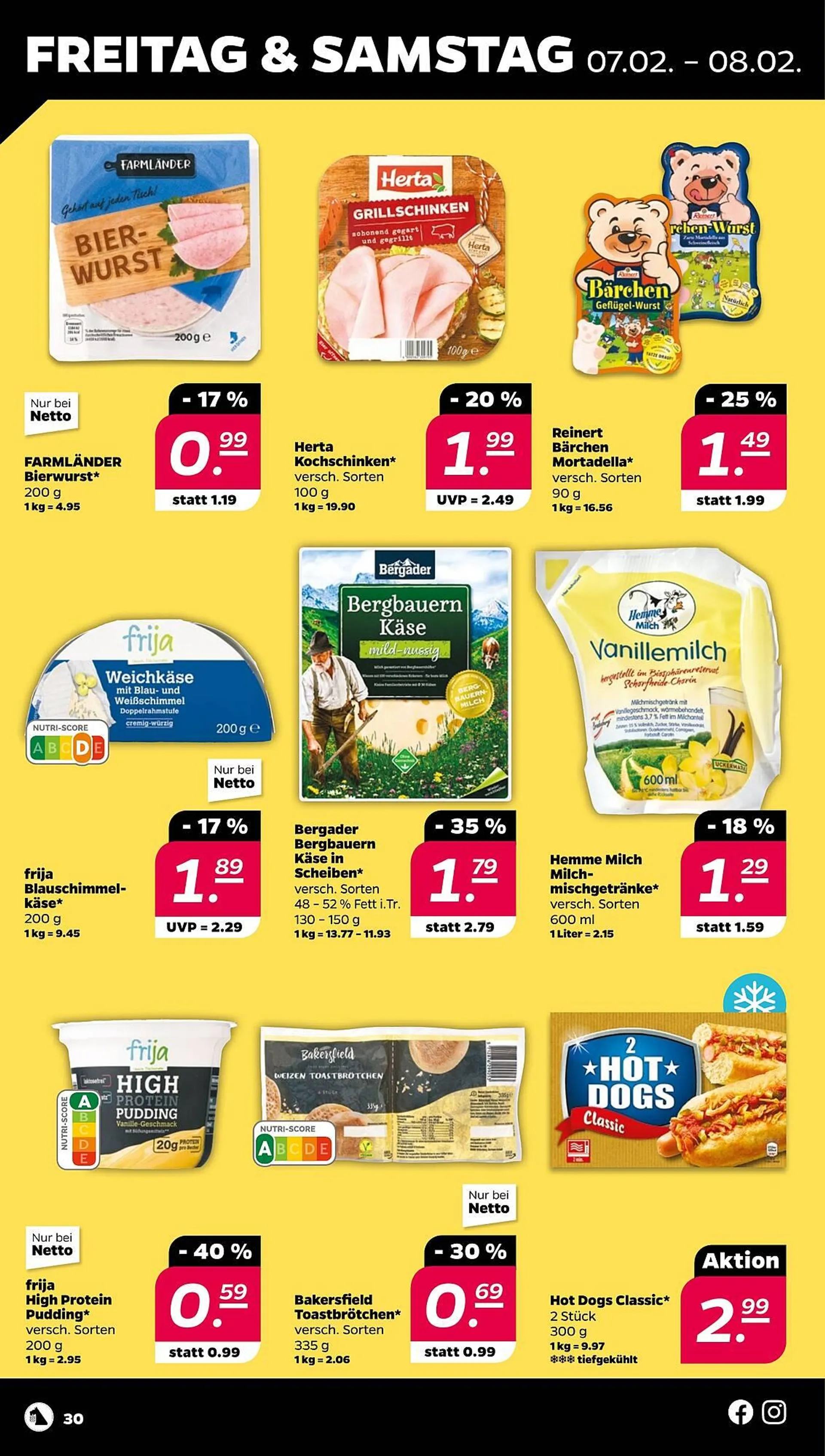 NETTO Prospekt von 3. Februar bis 8. Februar 2025 - Prospekt seite 30