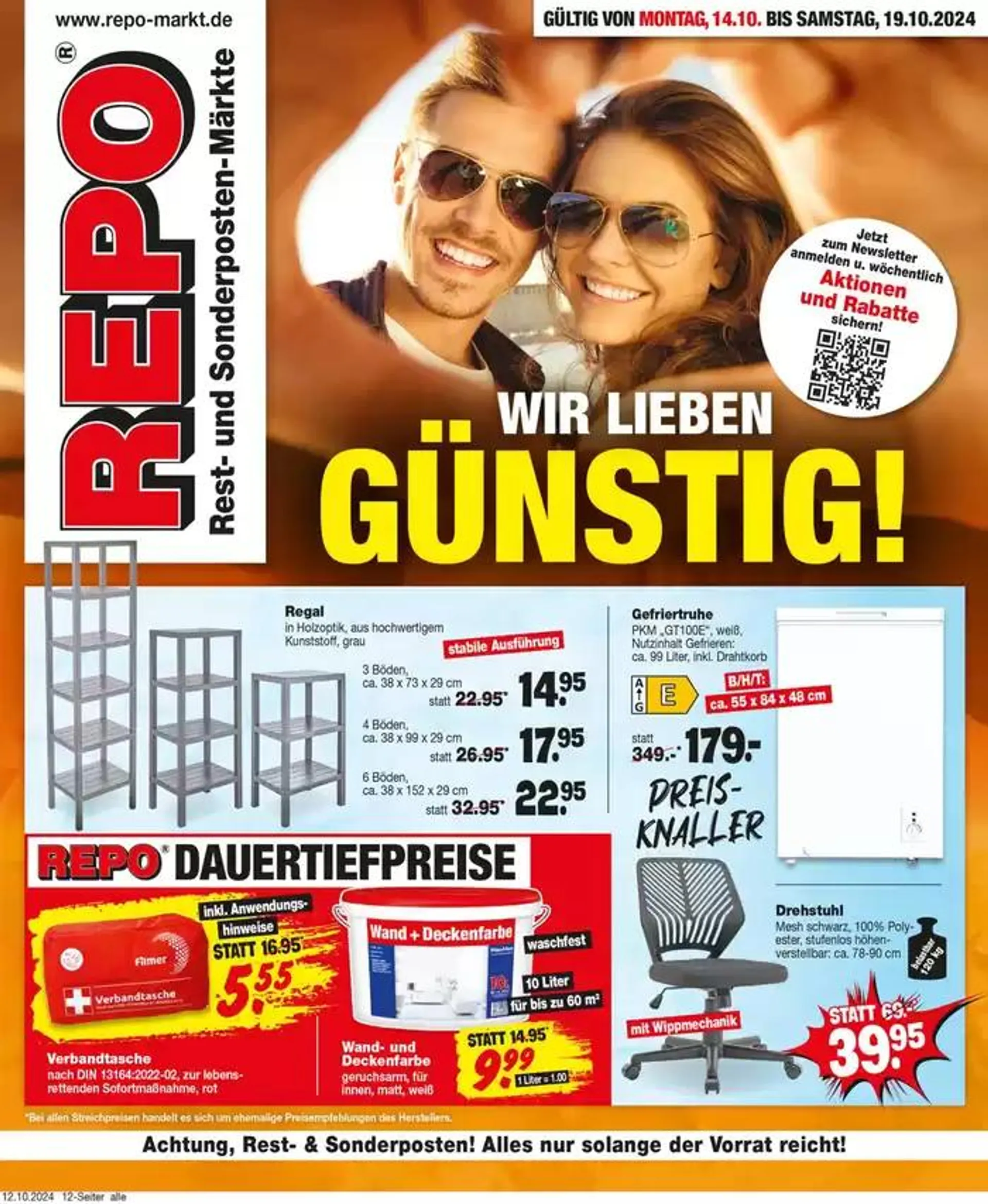 Aktuelle Deals und Angebote von 13. Oktober bis 27. Oktober 2024 - Prospekt seite 1