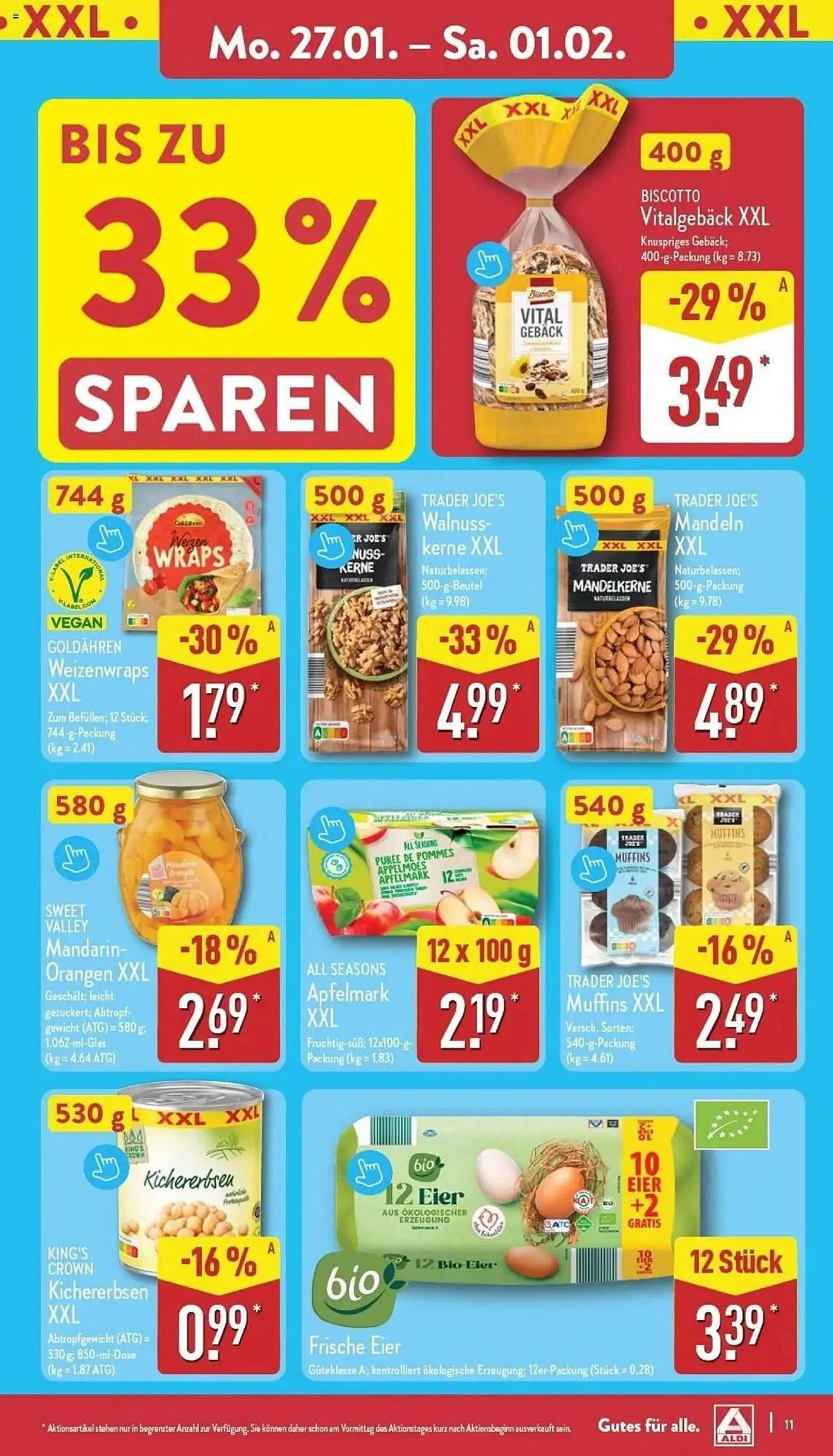 Aldi Nord Prospekt von 27. Januar bis 1. Februar 2025 - Prospekt seite 11