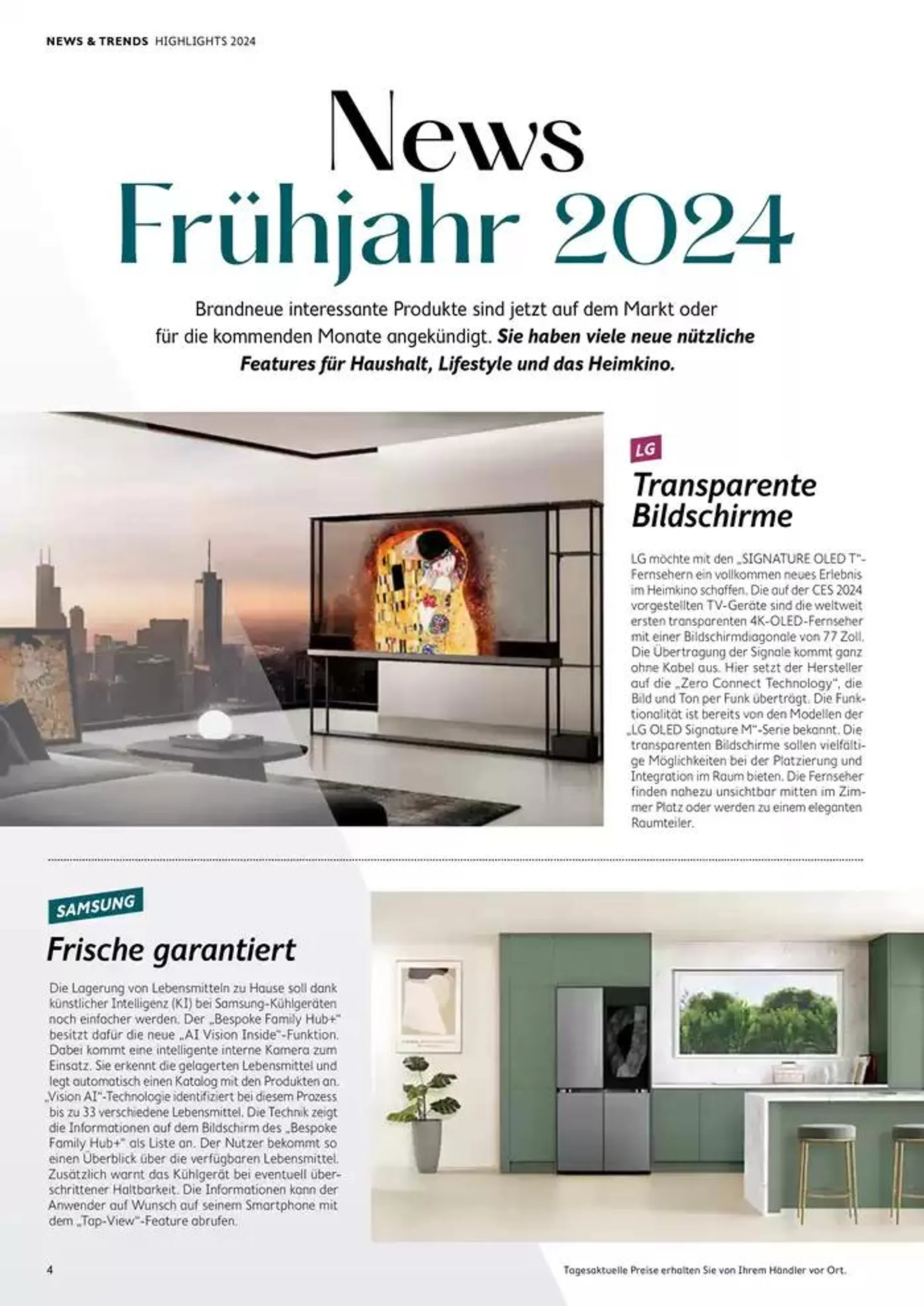 MAGAZIN 24/01 Technikeinrichter von 29. Oktober bis 31. Dezember 2028 - Prospekt seite 4