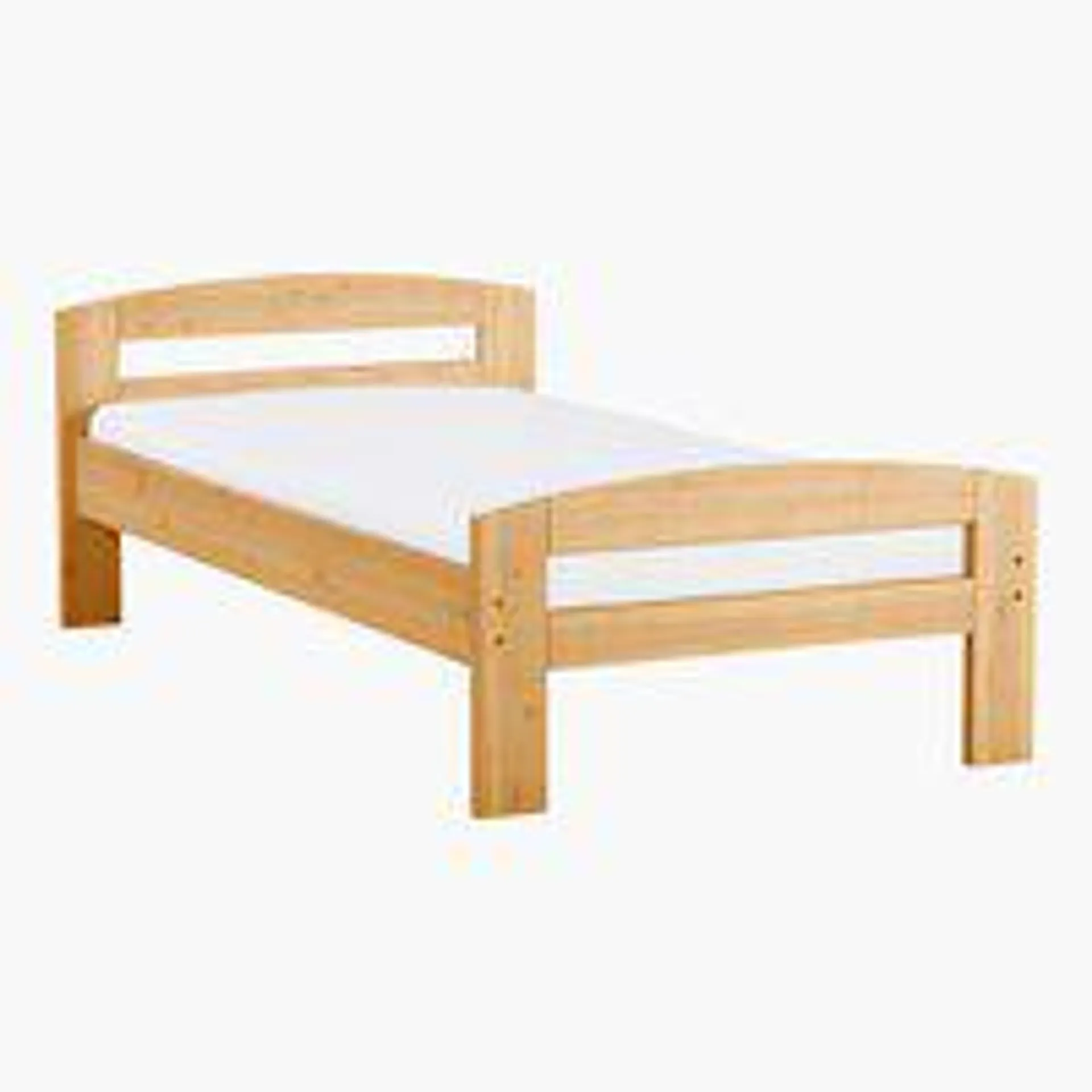 Bettgestell RAMMESKOV 90x200 gebeizte Kiefer