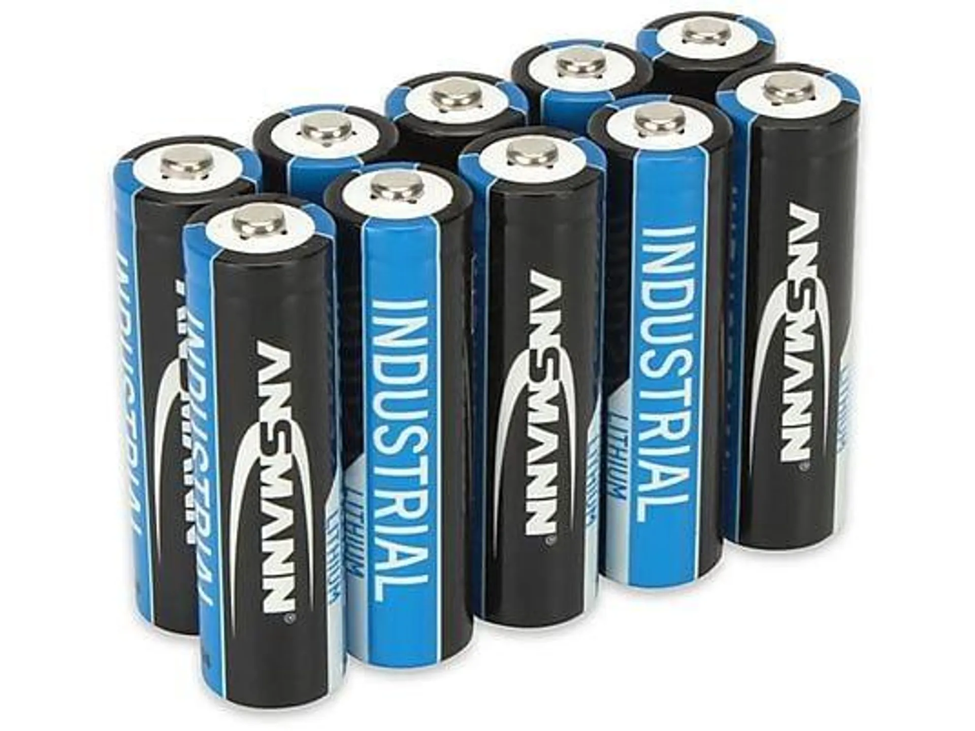 ANSMANN 413400 AA Lithium-Industriebatterie, 3000 Milliampere-Stunden