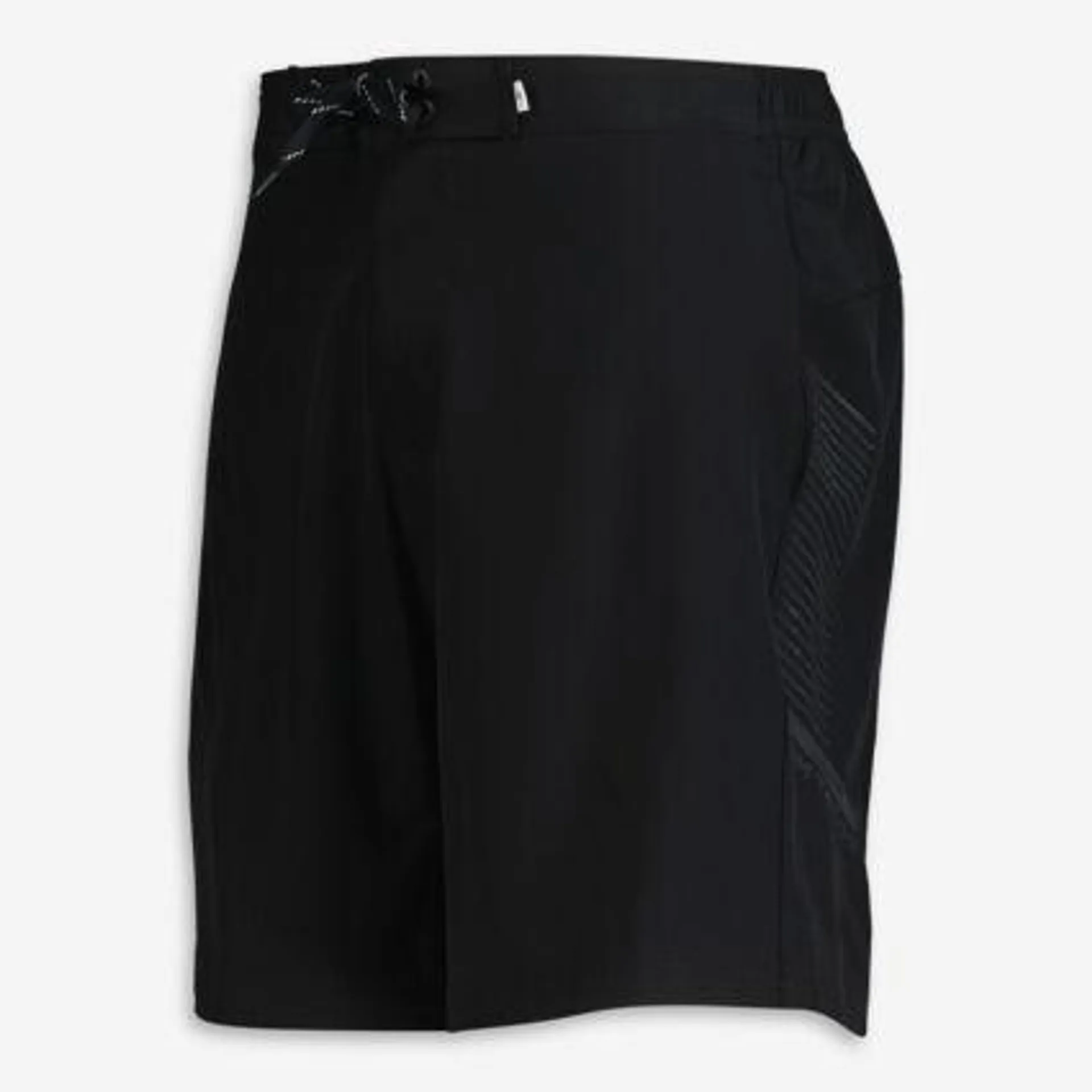 Schwarze Badeshorts mit Kordelzug