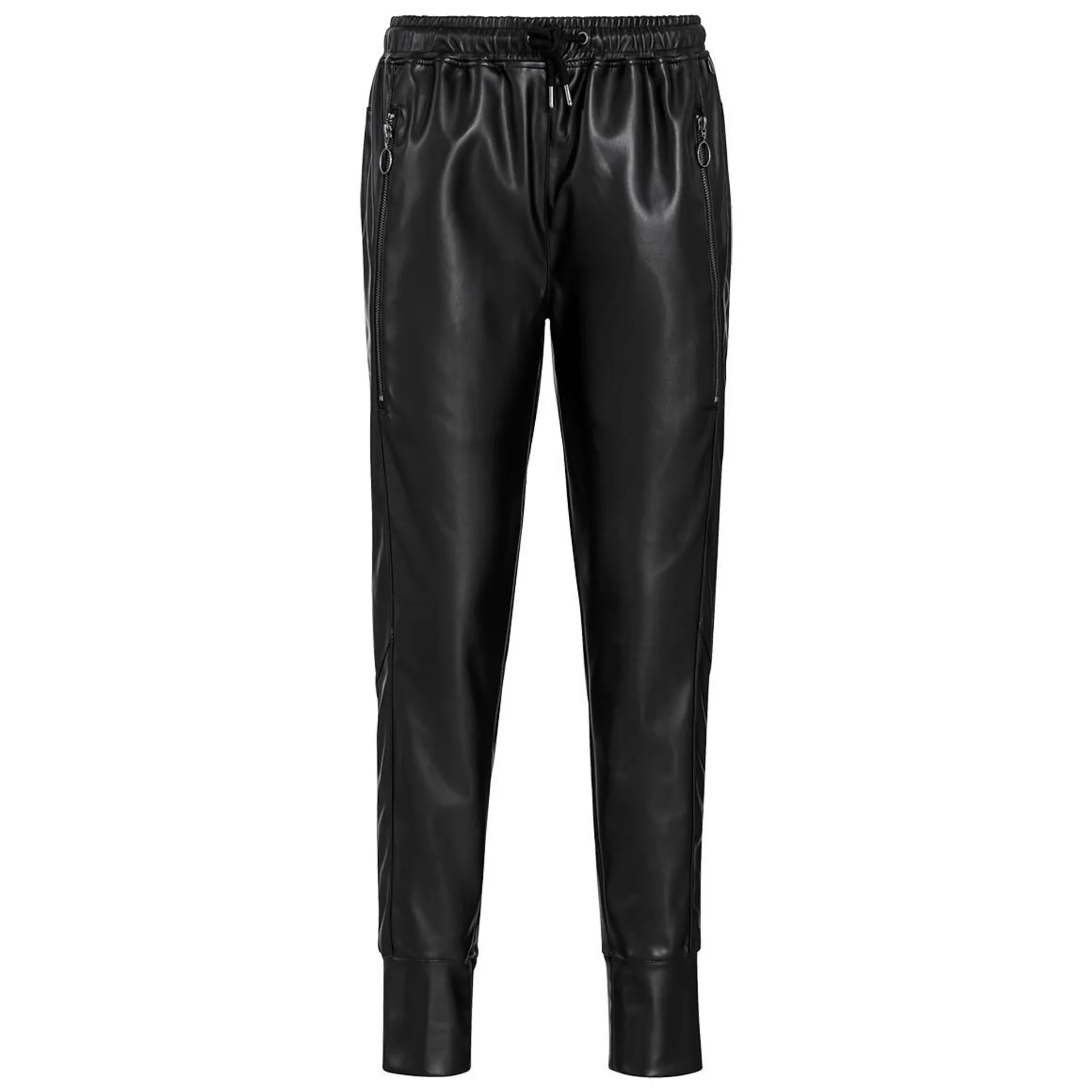 Damen Jogpants aus Kunstleder