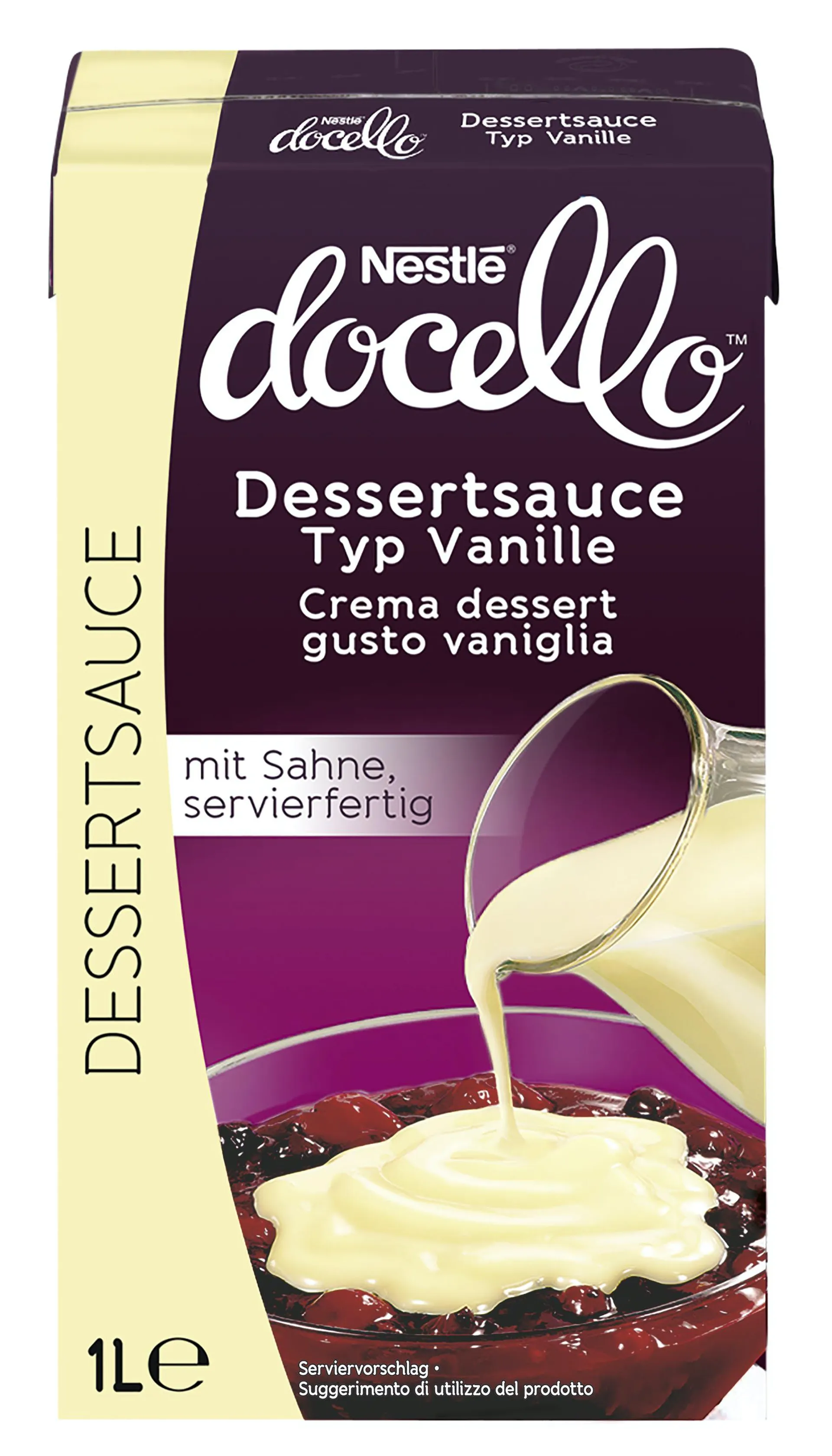 Nestle Docello Dessertsauce Typ Vanille (1 l)