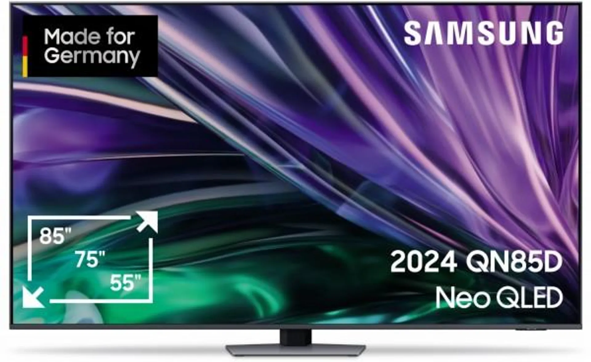 Samsung GQ75QN85DBT 189 cm (75") Neo QLED AI TV mit Neural Quantum 4K AI Gen2 Prozessor strahlendes silber /