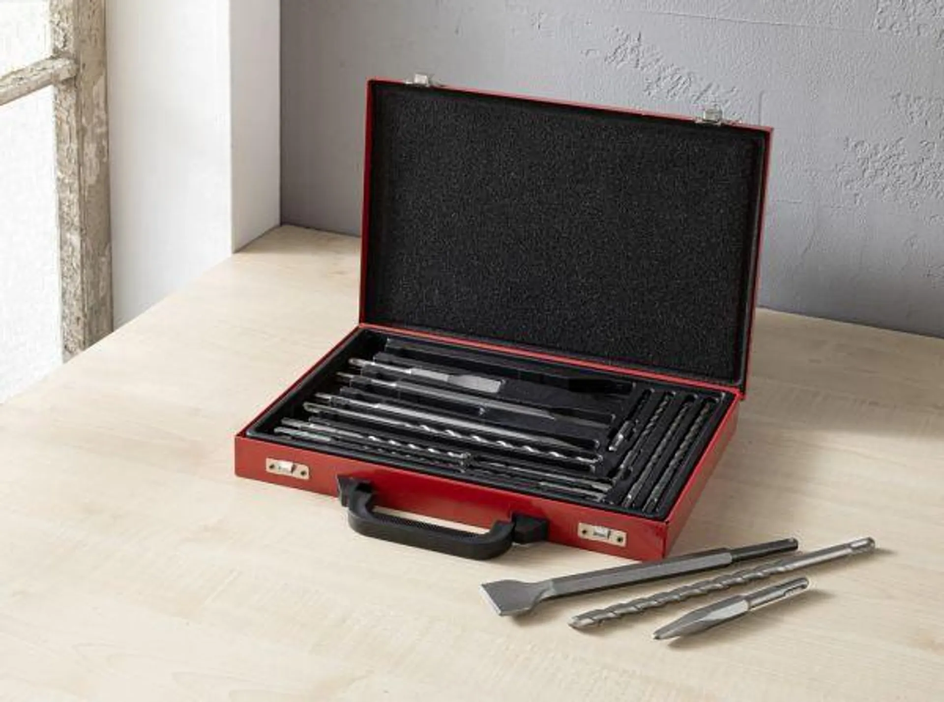 SDS Plus Hammerbohrer-Set, 17-teilig