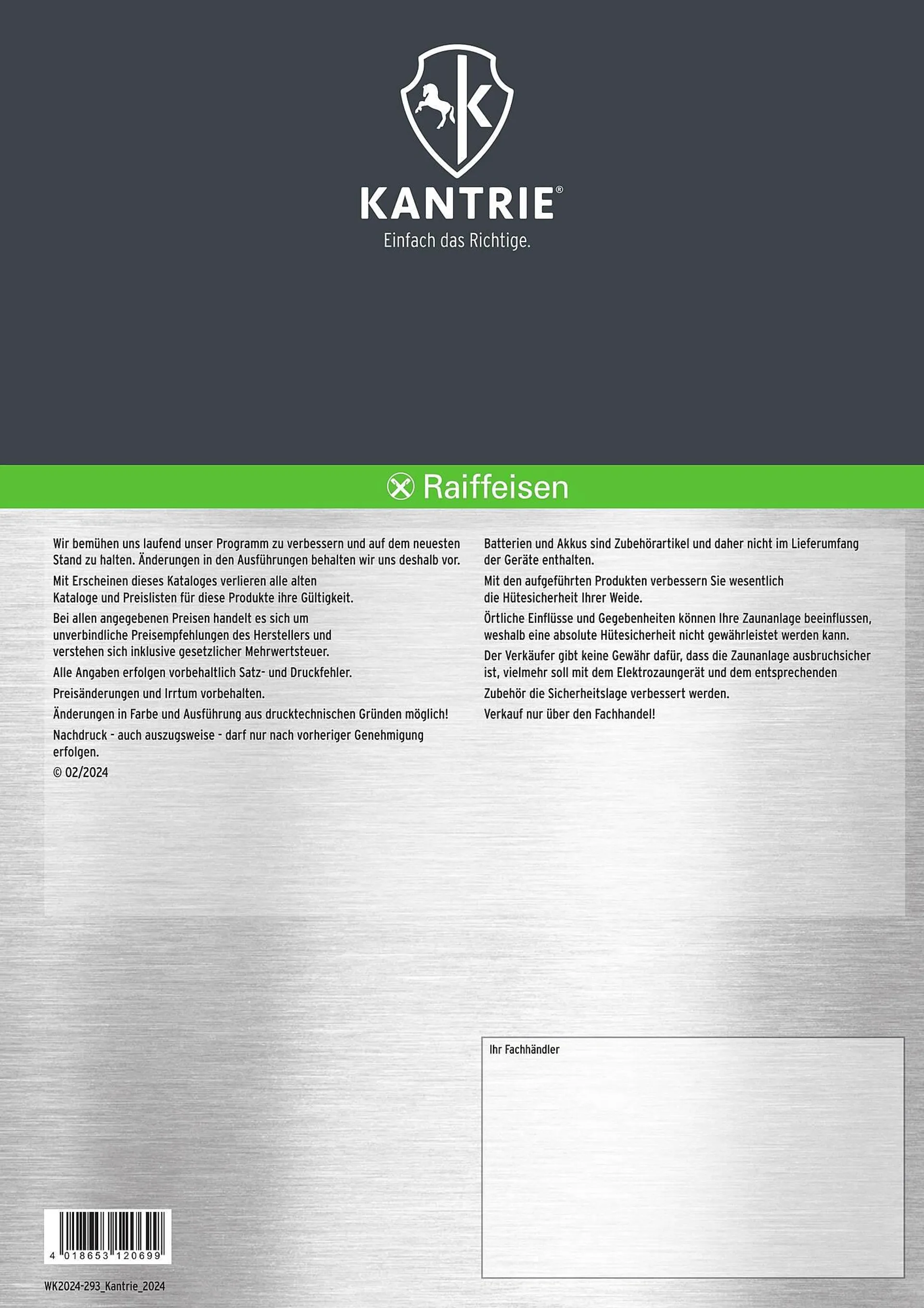 ZG Raiffeisen Garten Prospekt von 1. Januar bis 31. Dezember 2024 - Prospekt seite 116