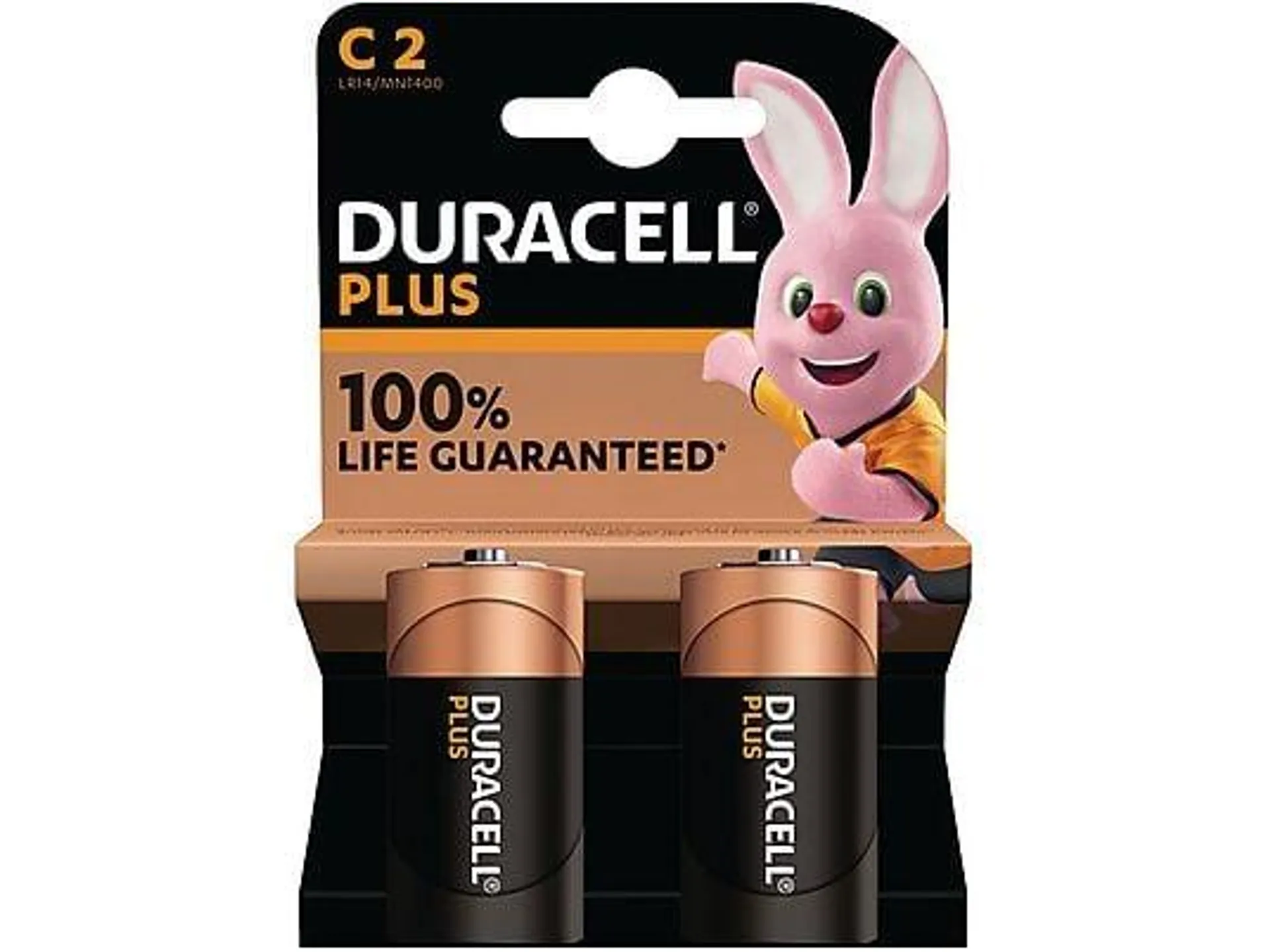 DURACELL 141827 C Batterie, Alkaline, 1.5 Volt 2 Stück