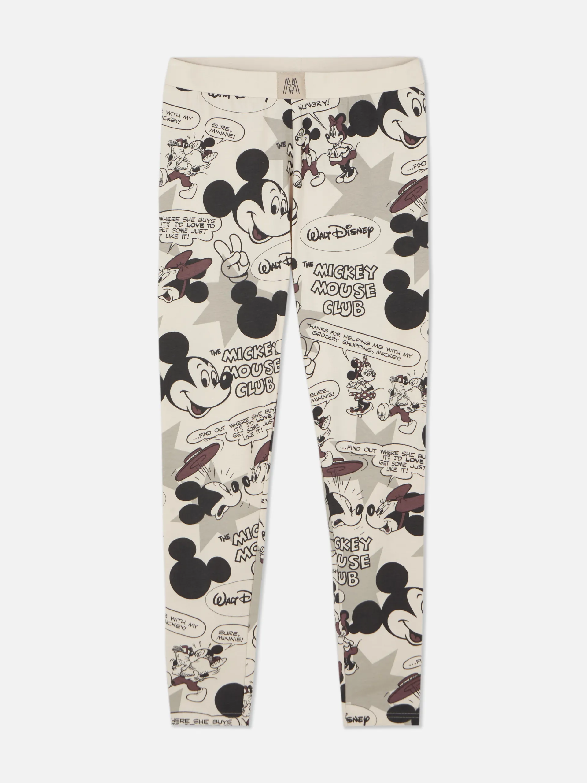 „Disney Micky Maus“ Retro-Schlafanzug-Leggings