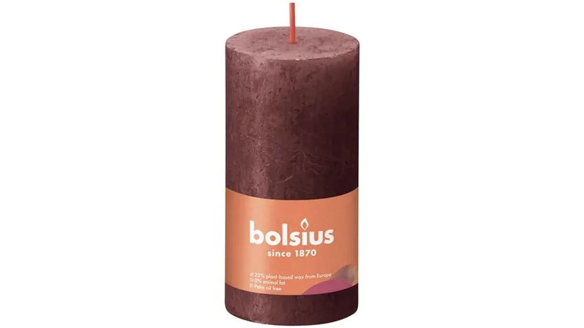 bolsius Rustikkerze Shine Naturwax 10/5cm