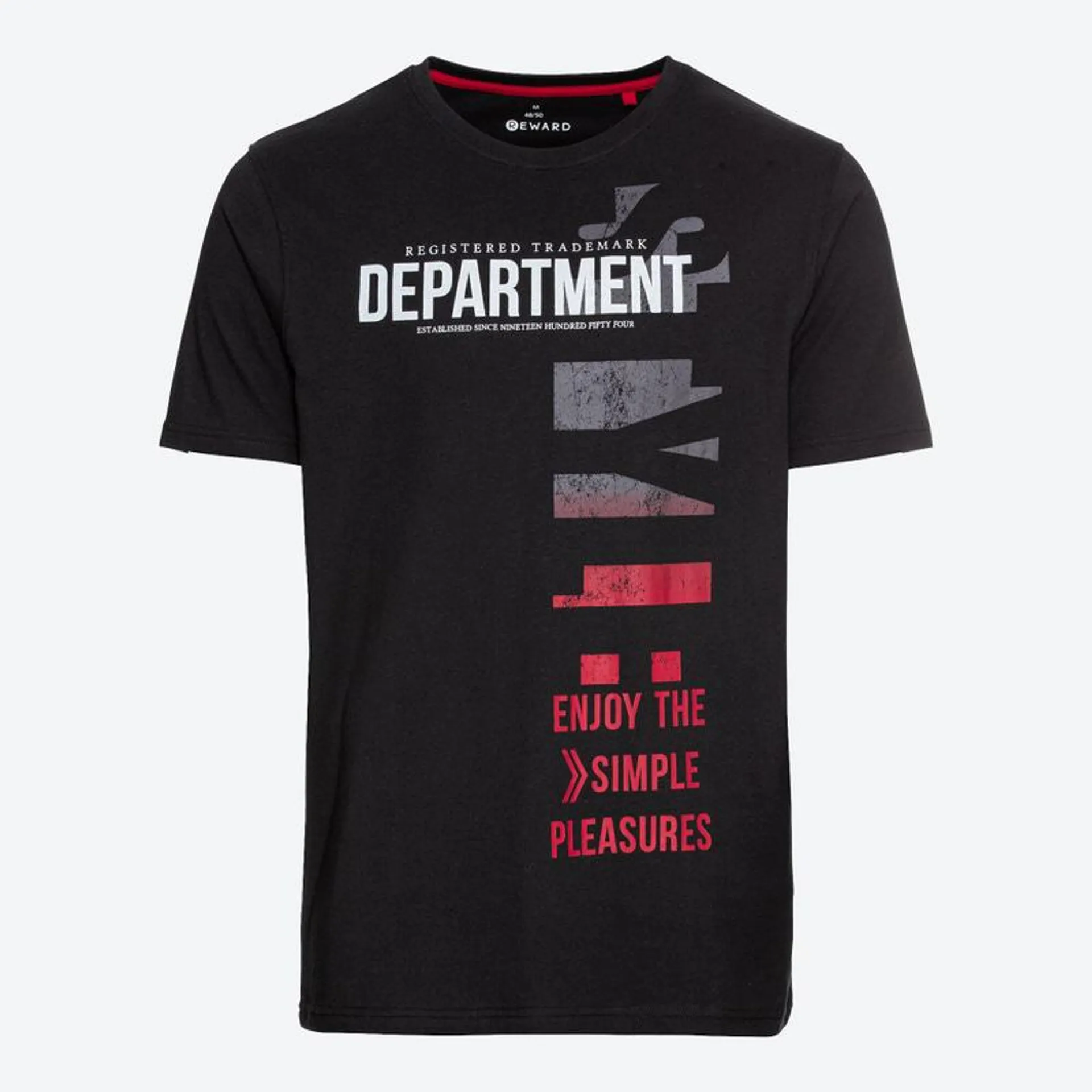 Herren-T-Shirt mit trendigem Aufdruck