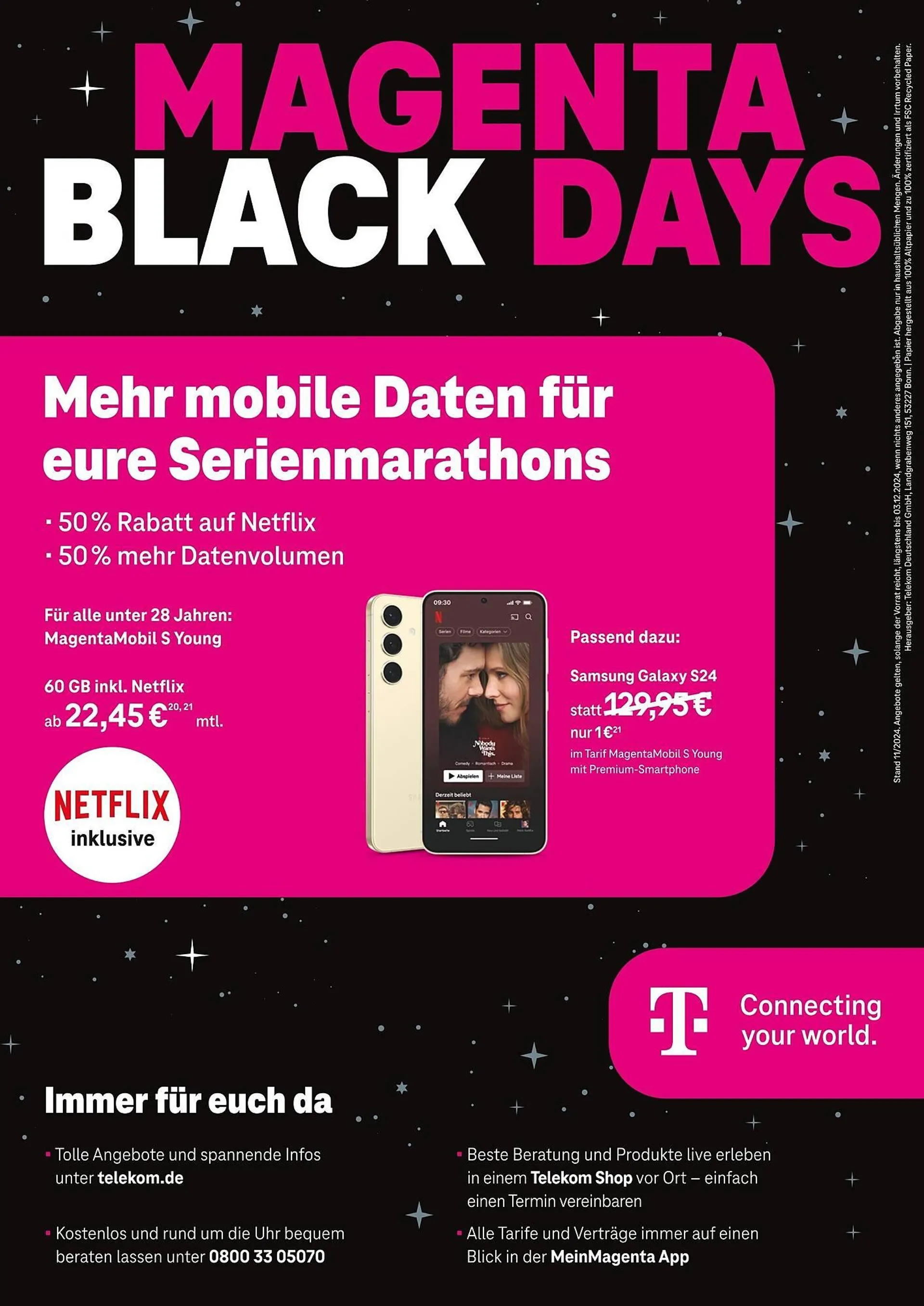 Telekom Shop Prospekt von 22. November bis 3. Dezember 2024 - Prospekt seite 12