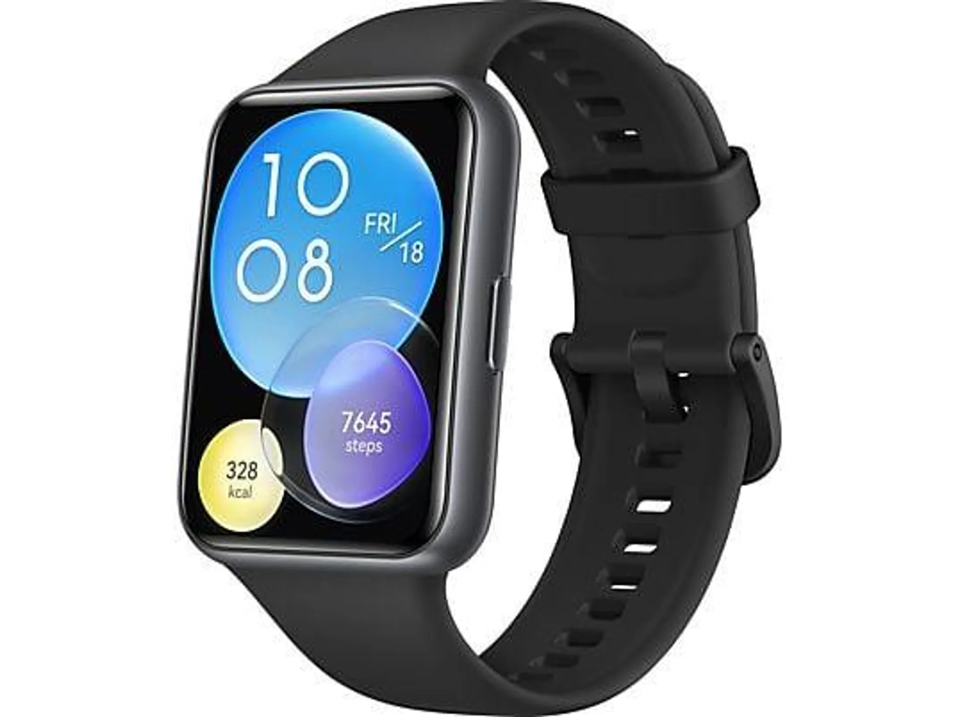 HUAWEI Watch Fit 2 Active Smartwatch Aluminium Silikon, 130-210 mm, Midnight Black