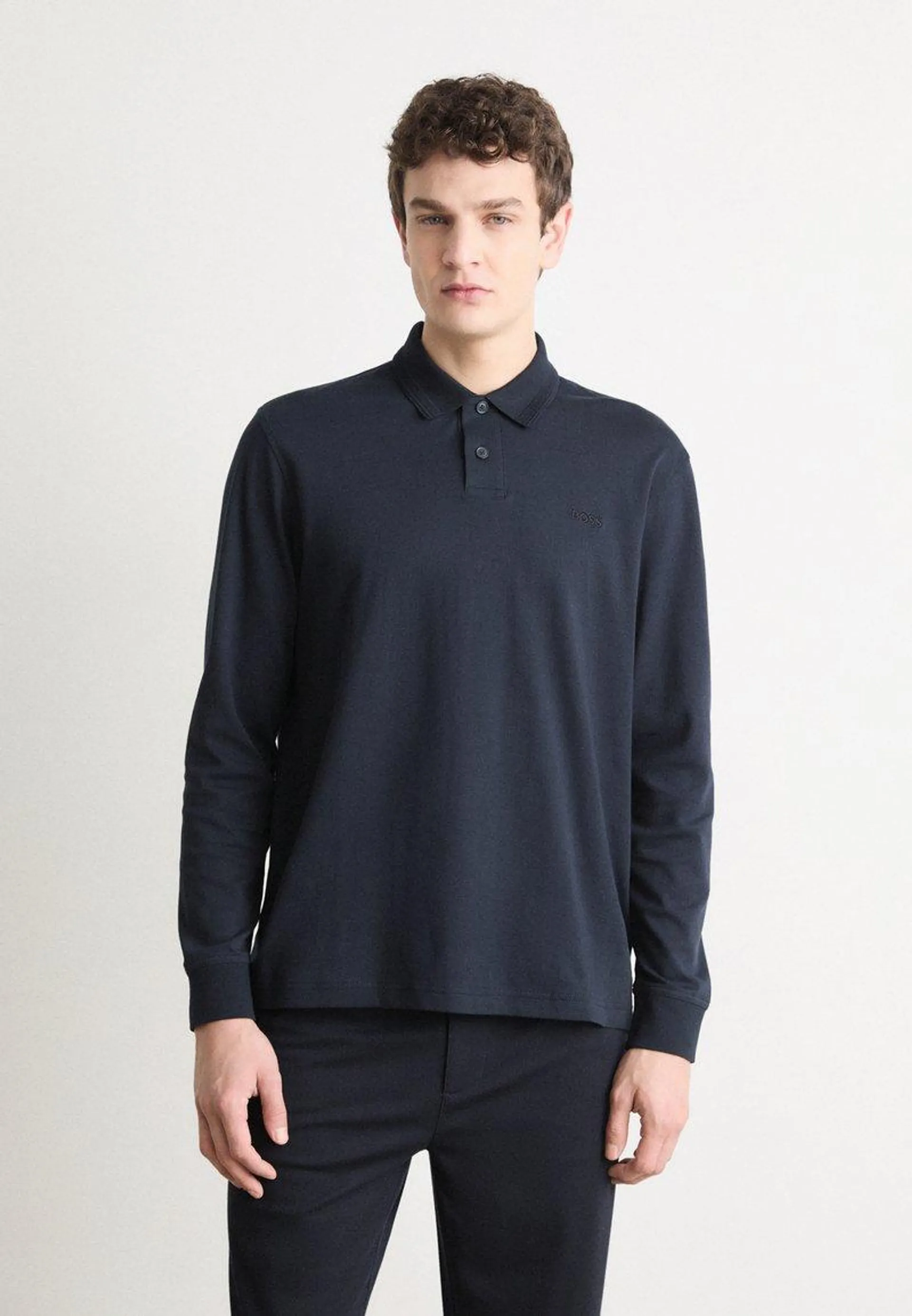 LONG - Polo shirt - dark blue