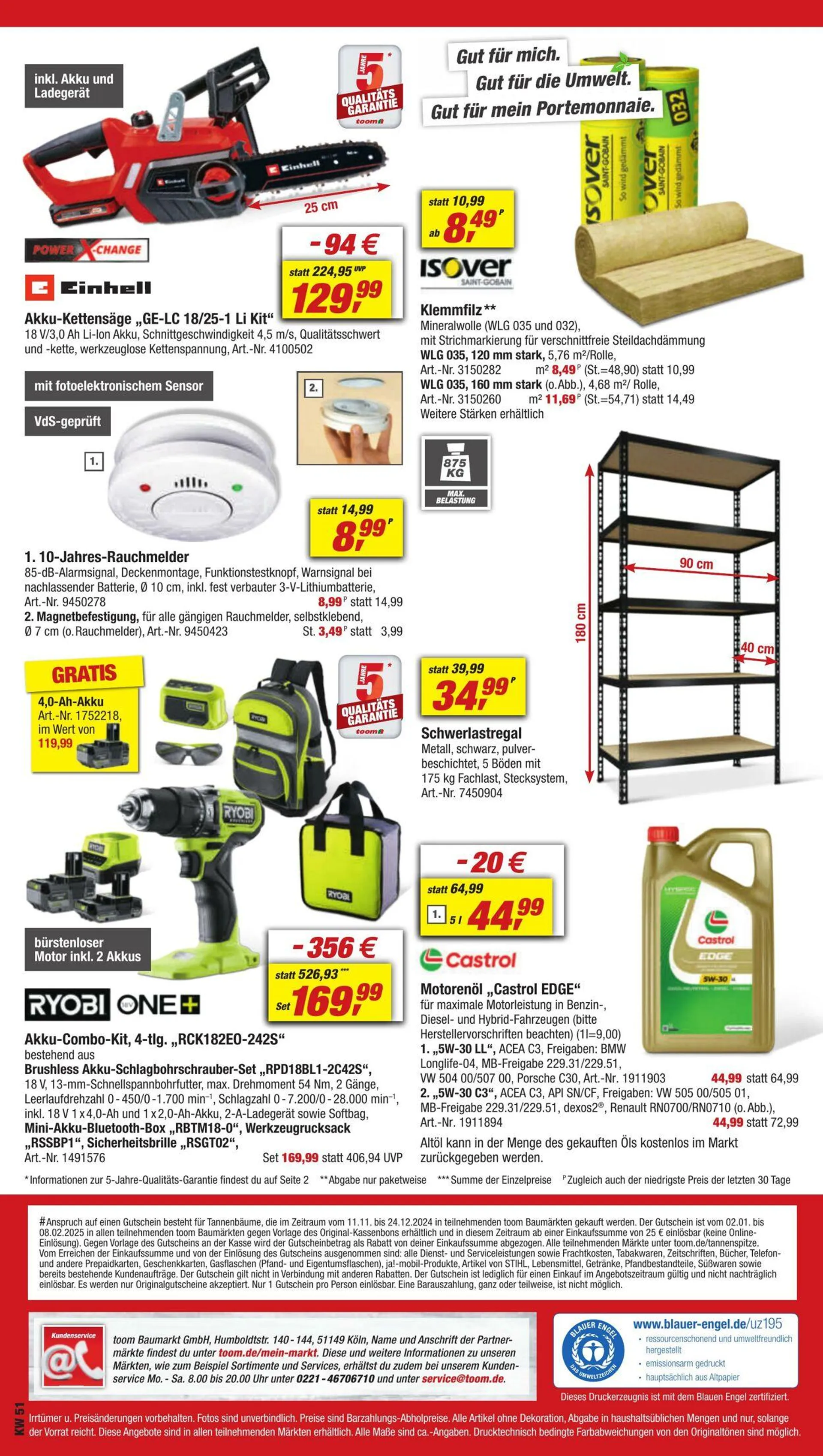 toom Baumarkt Aktueller Prospekt von 24. Januar bis 7. Februar 2025 - Prospekt seite 12