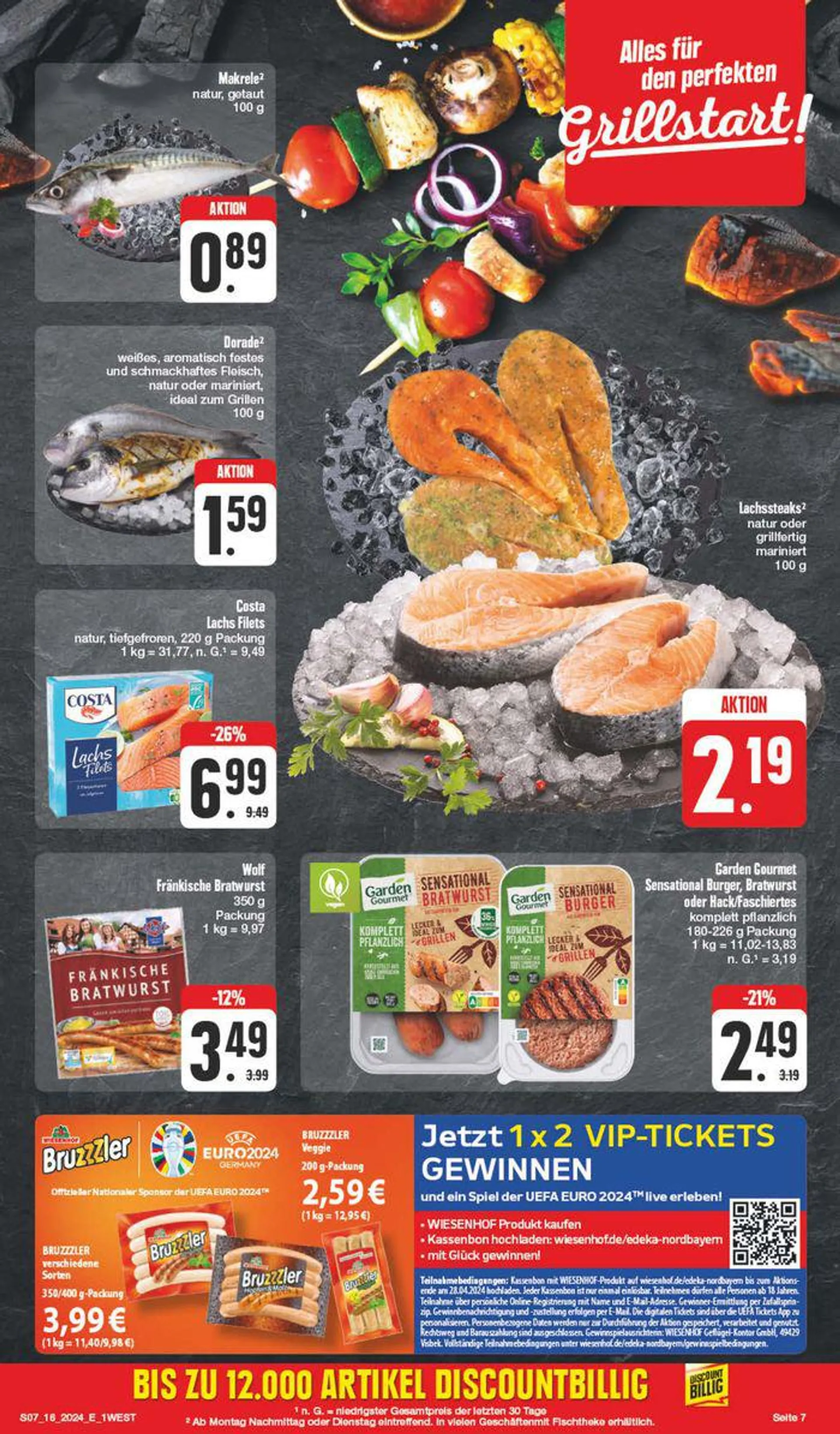 Edeka flugblatt von 14. April bis 20. April 2024 - Prospekt seite 7