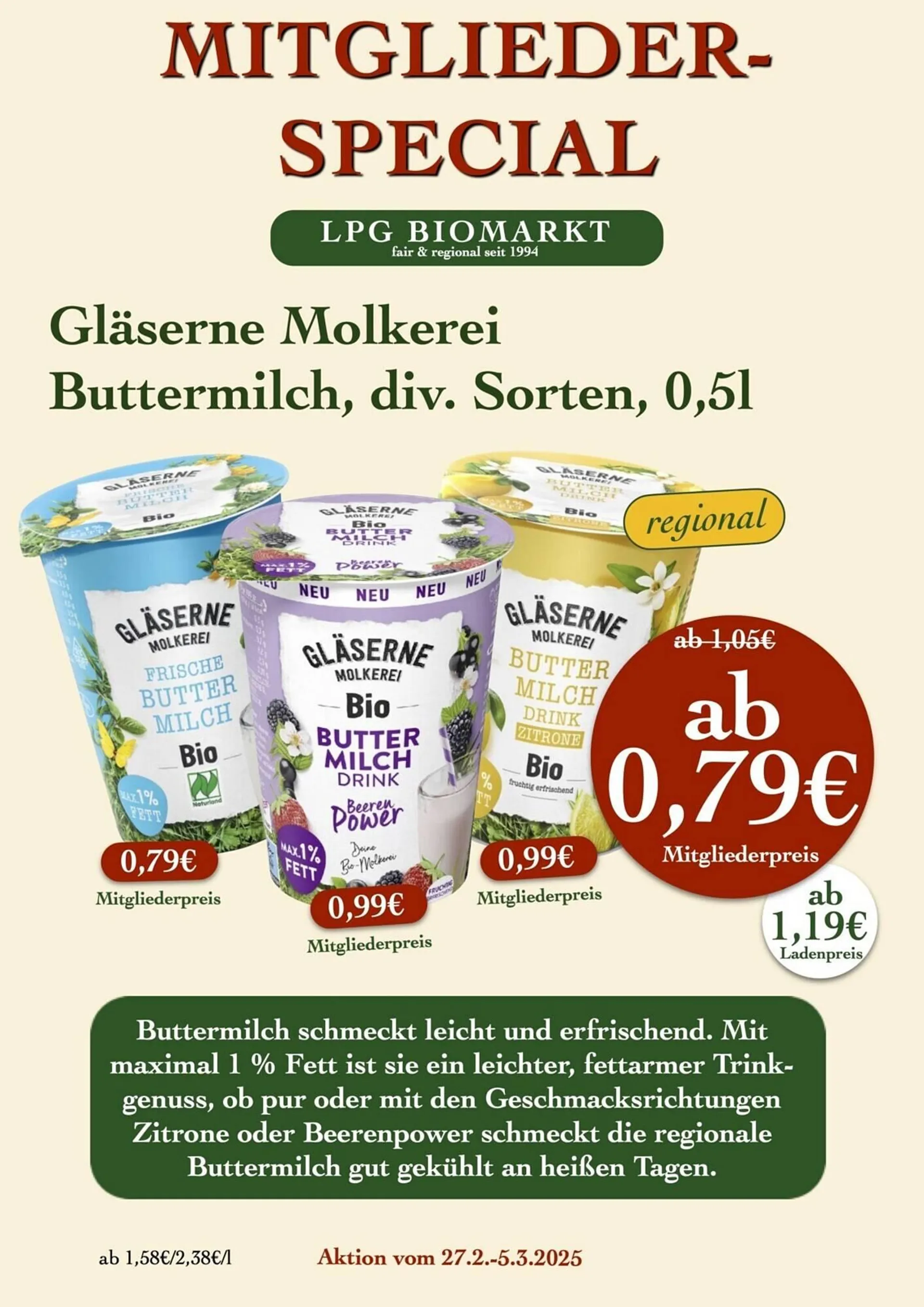 LPG Biomarkt Prospekt von 27. Februar bis 5. März 2025 - Prospekt seite 10