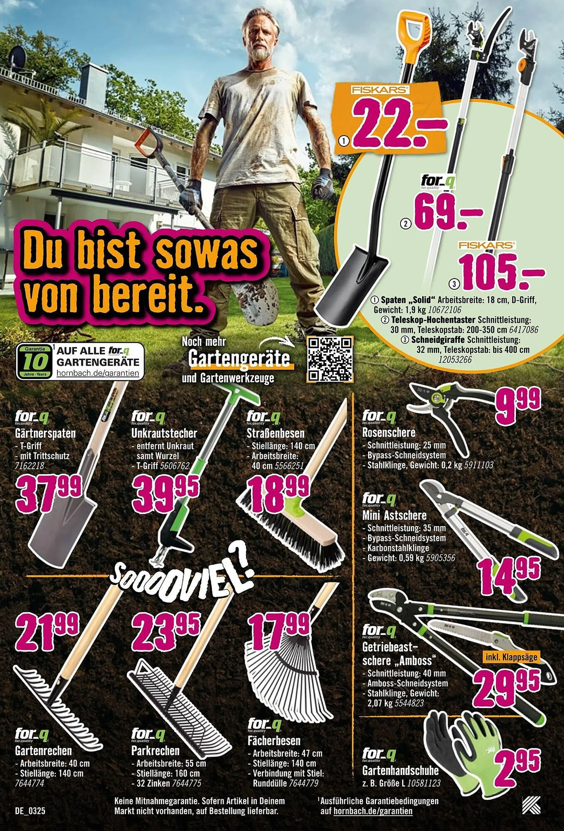 Hornbach Prospekt von 12. März bis 10. April 2025 - Prospekt seite 14