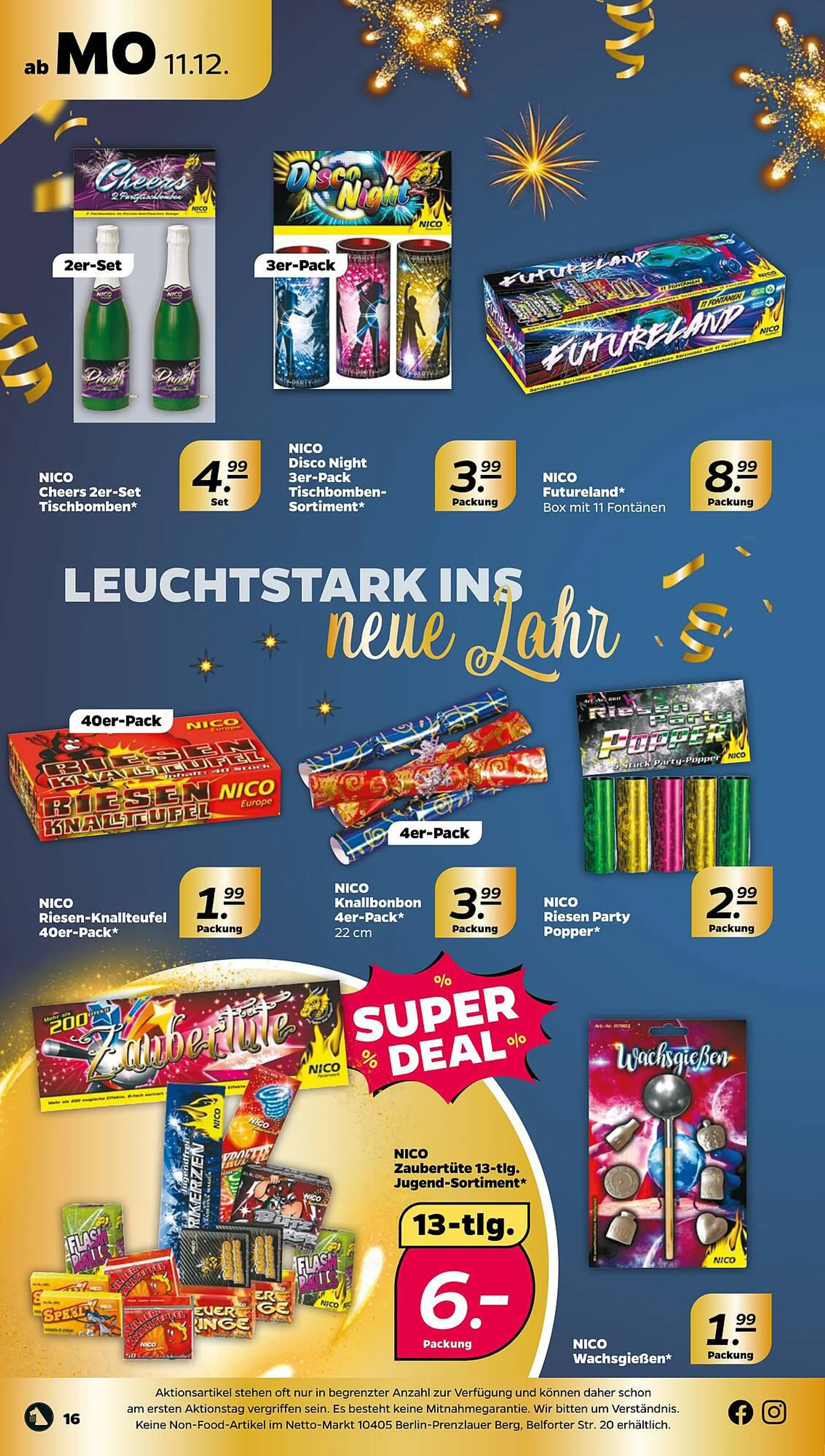 NETTO Prospekt von 11. Dezember bis 16. Dezember 2023 - Prospekt seite 16