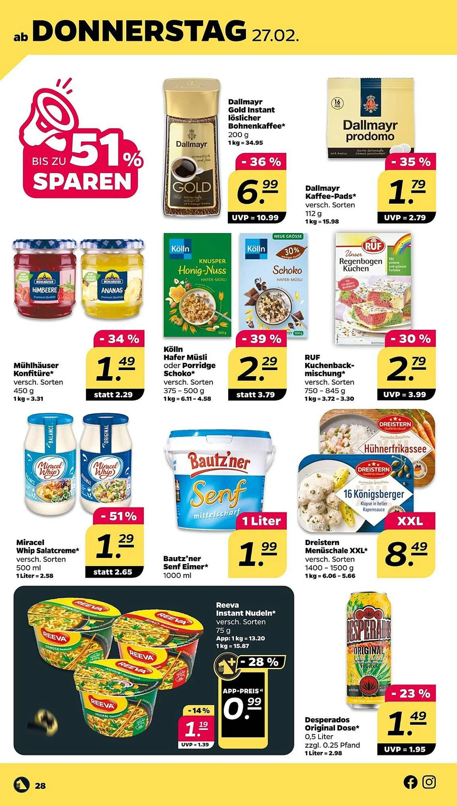 NETTO Prospekt von 24. Februar bis 1. März 2025 - Prospekt seite 28