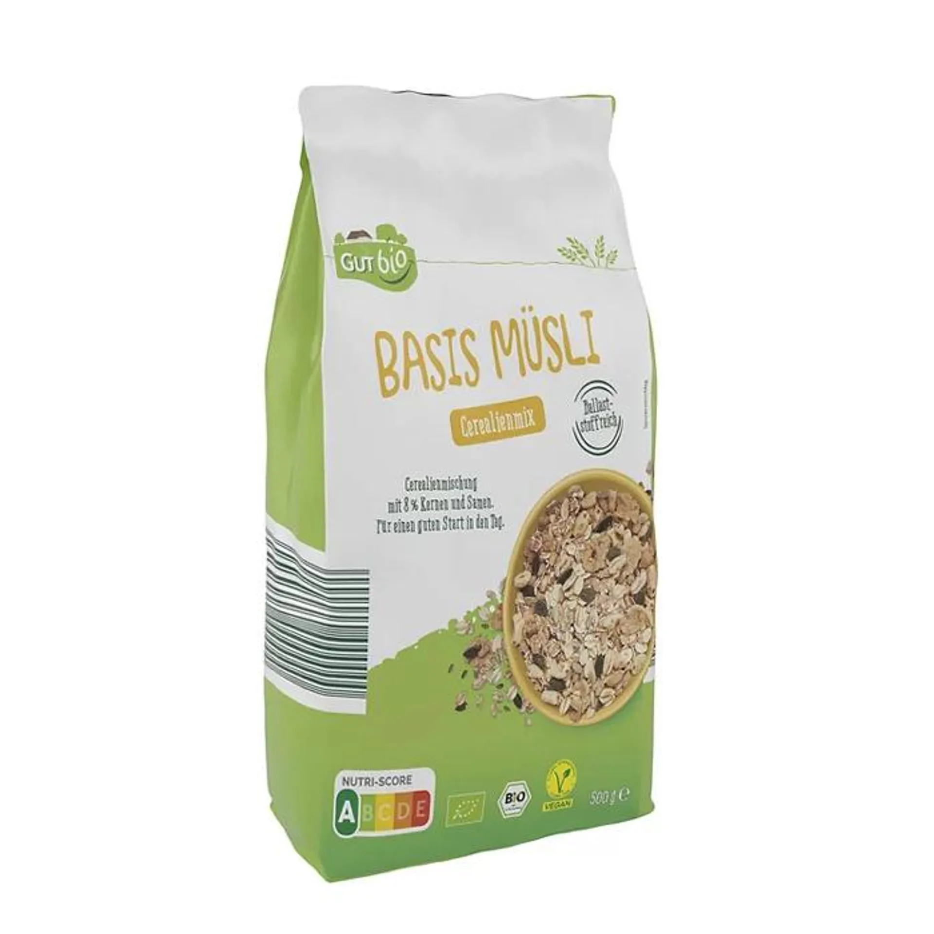 GUT BIO Bio-Basis Müsli 500 g, Cereal Mix