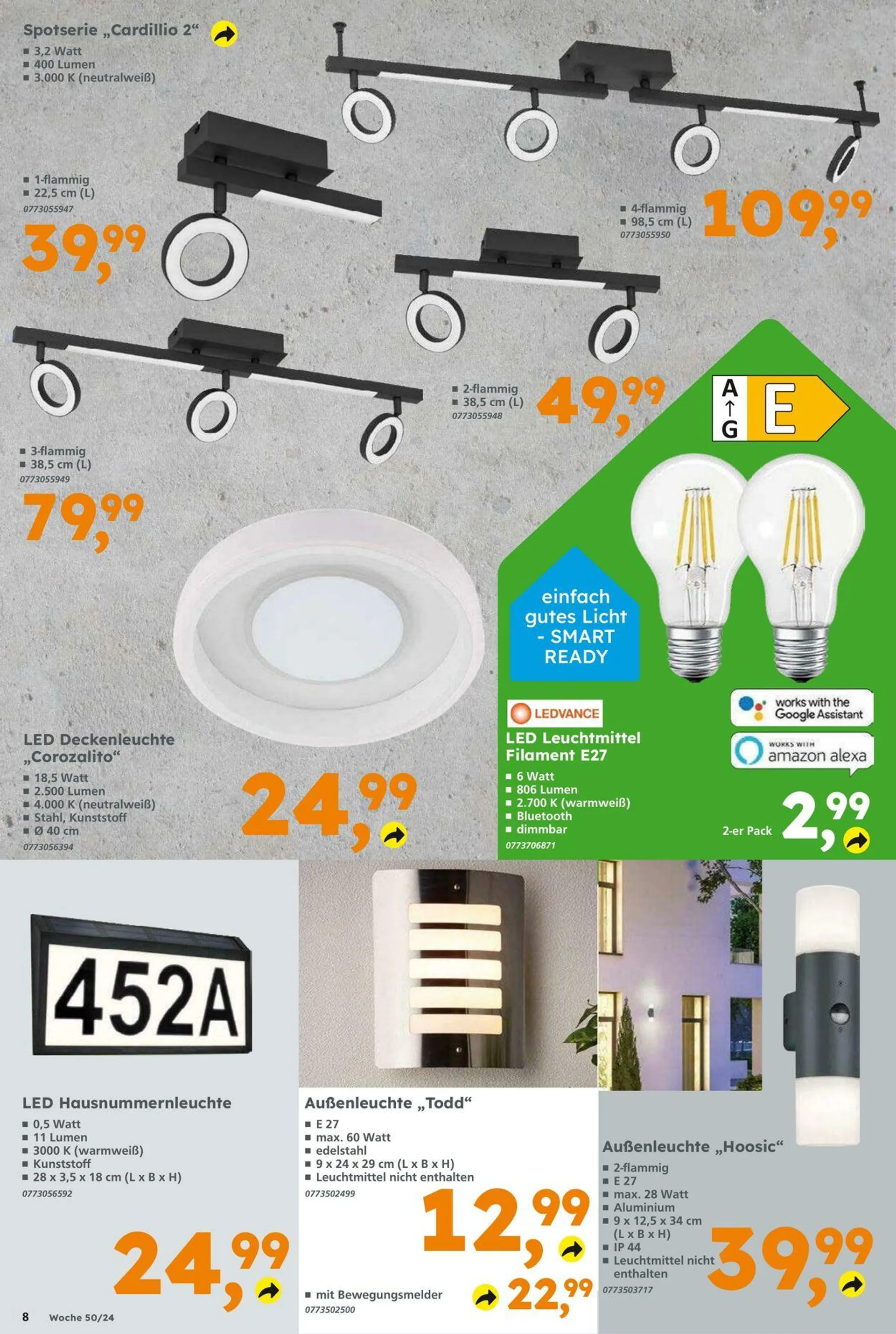 Globus Baumarkt Aktueller Prospekt von 8. Dezember bis 14. Dezember 2024 - Prospekt seite 8