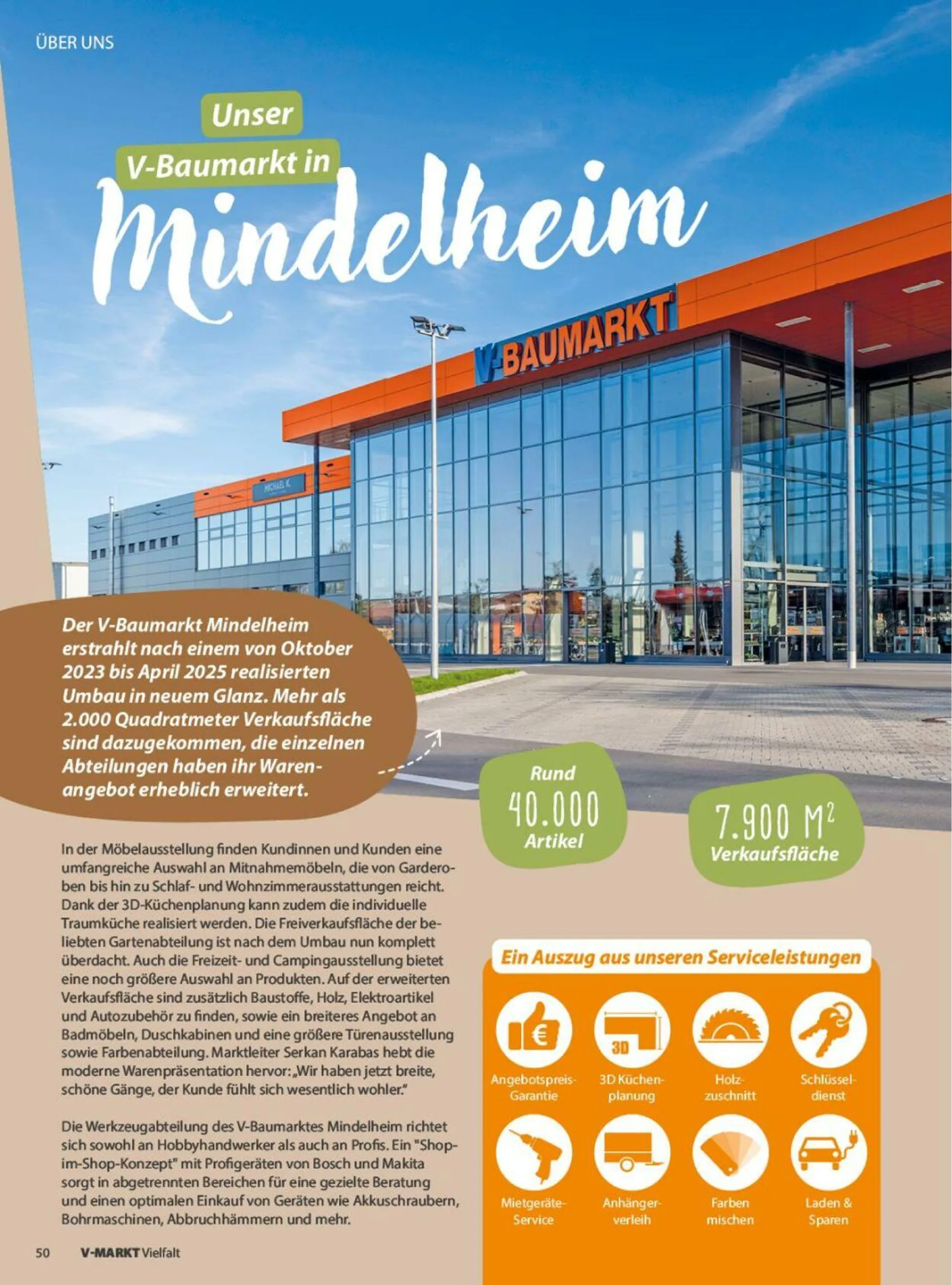V-Markt Aktueller Prospekt von 8. Mai bis 22. Mai 2025 - Prospekt seite 50