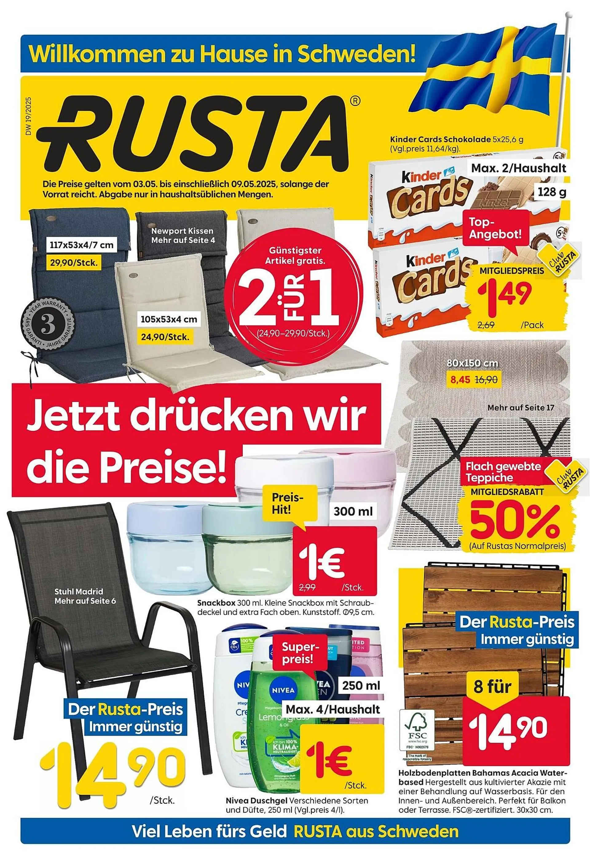 Rusta Prospekt von 3. Mai bis 9. Mai 2025 - Prospekt seite 1