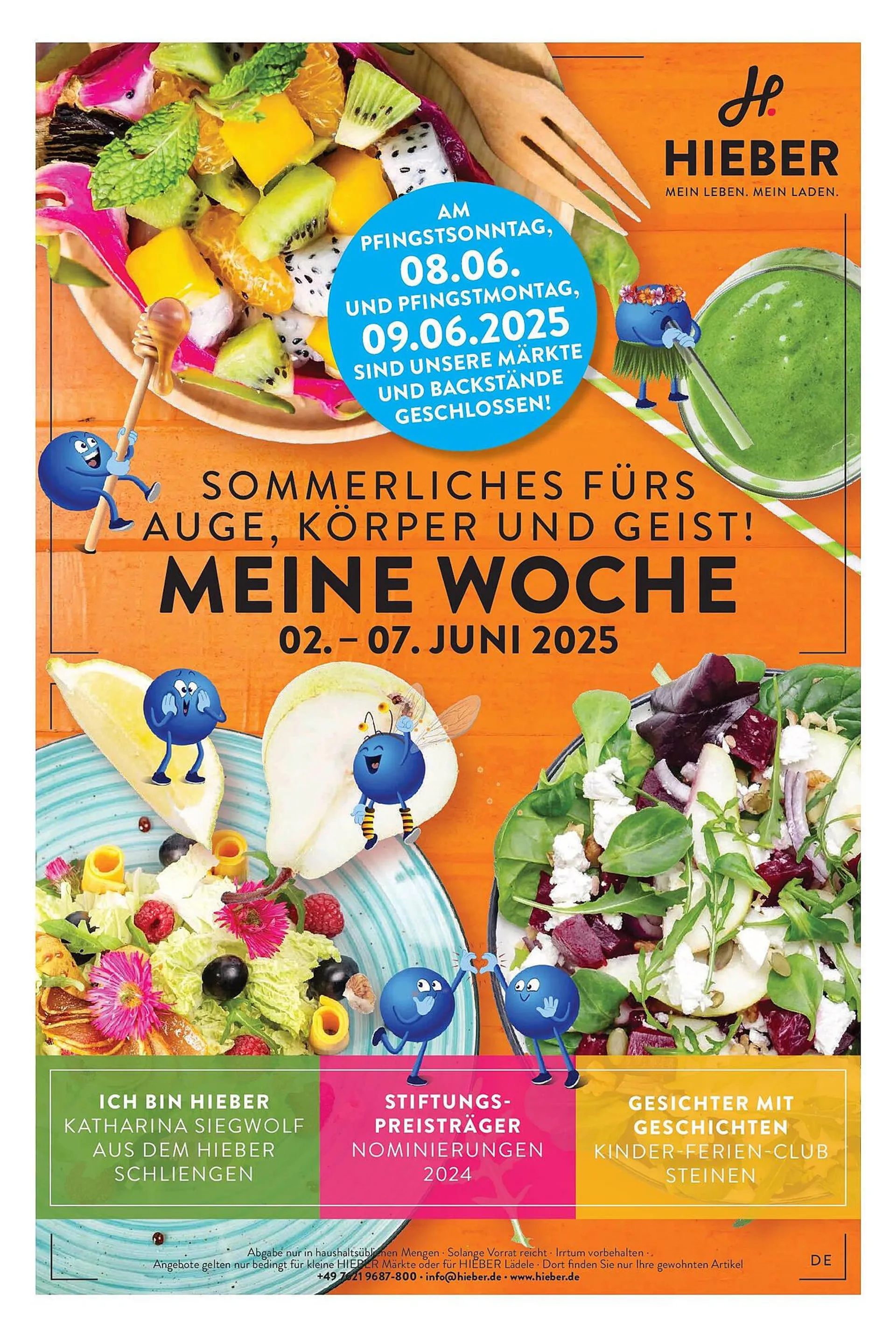 Hieber's Frische Center Prospekt von 1. Juni bis 7. Juni 2025 - Prospekt seite 1