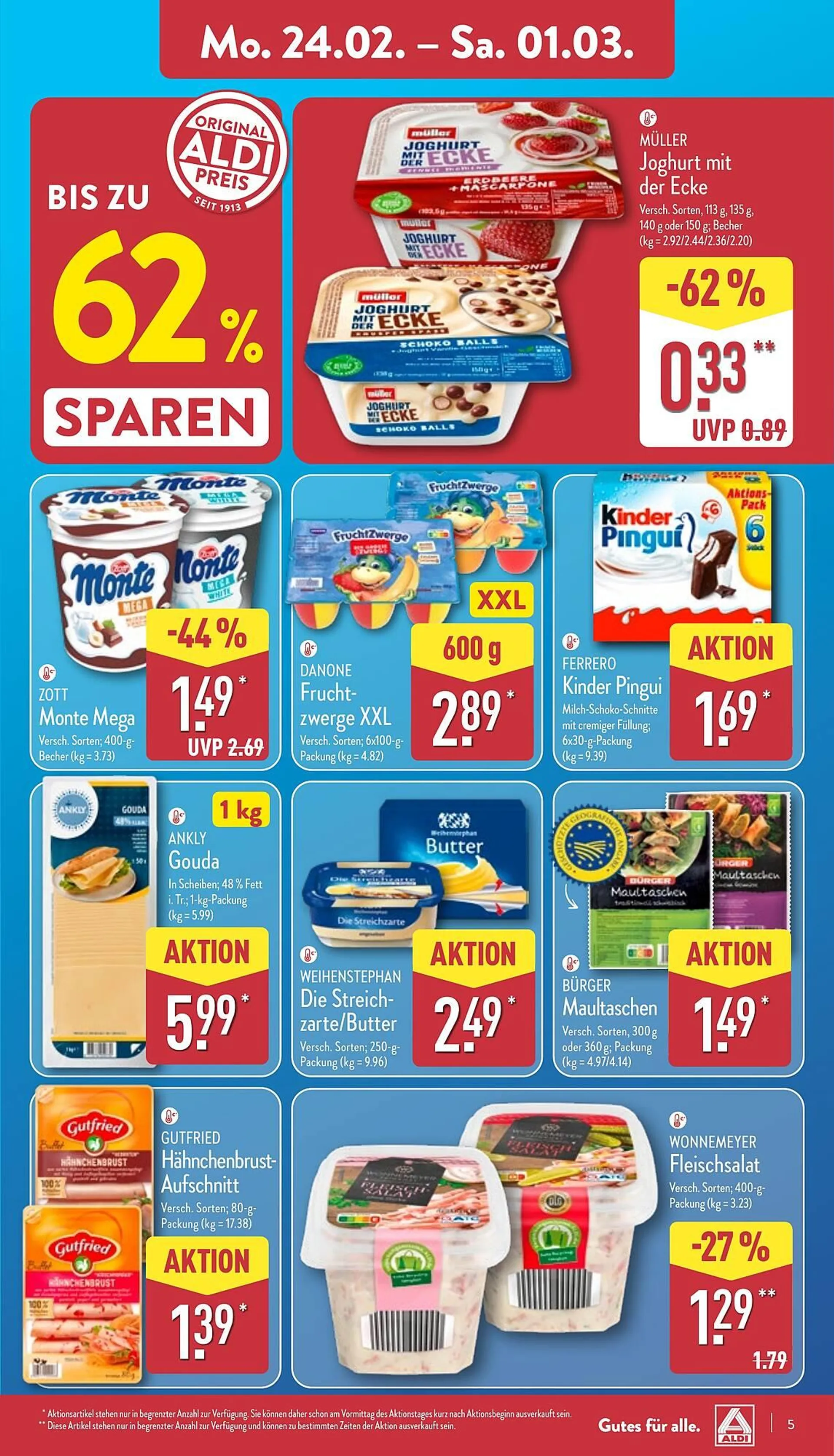 Aldi Nord Prospekt von 24. Februar bis 1. März 2025 - Prospekt seite 5