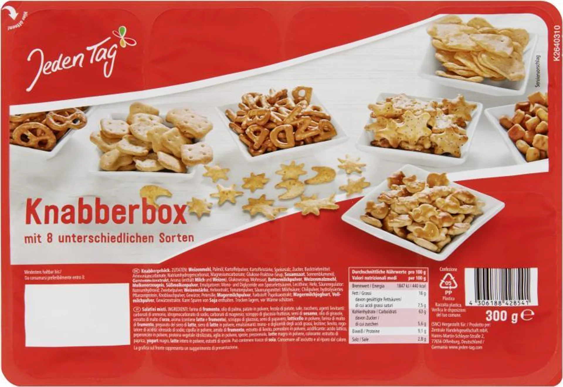 Jeden Tag Knabberbox 300 g