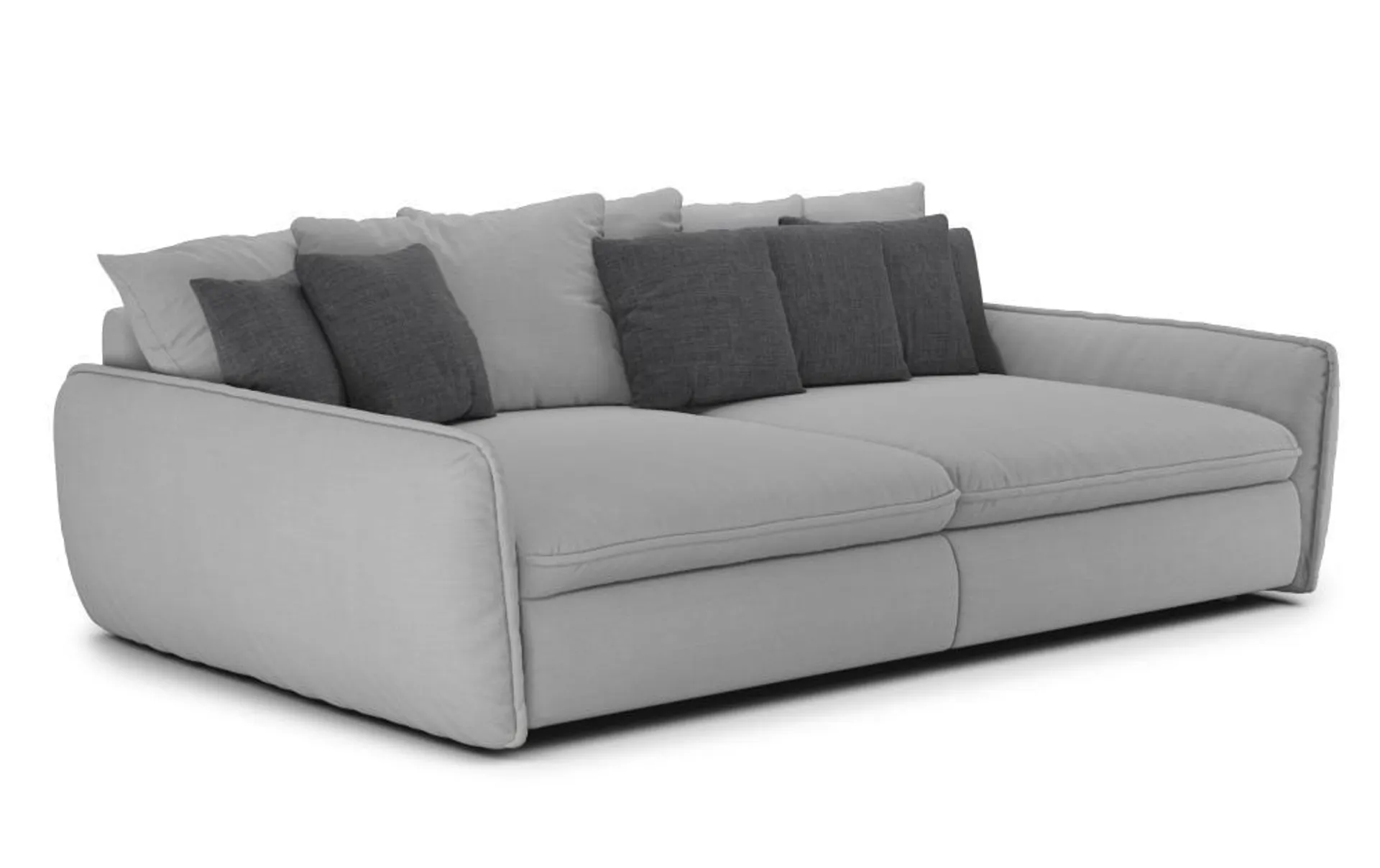 Big Sofa Grau 234 cm breit PHIL